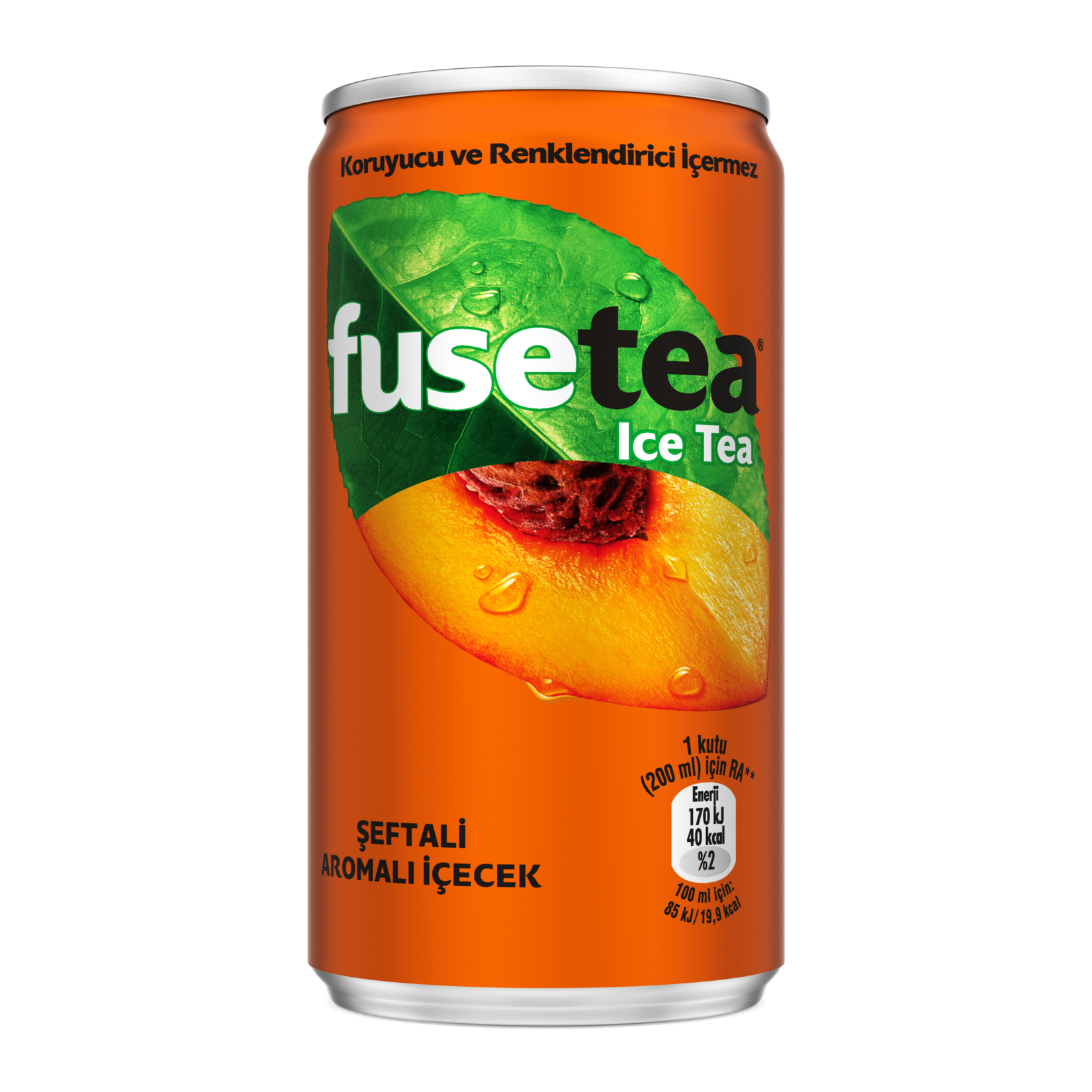 Fuse Tea Şeftali Aromalı Soğuk Çay Kutu 200 ML