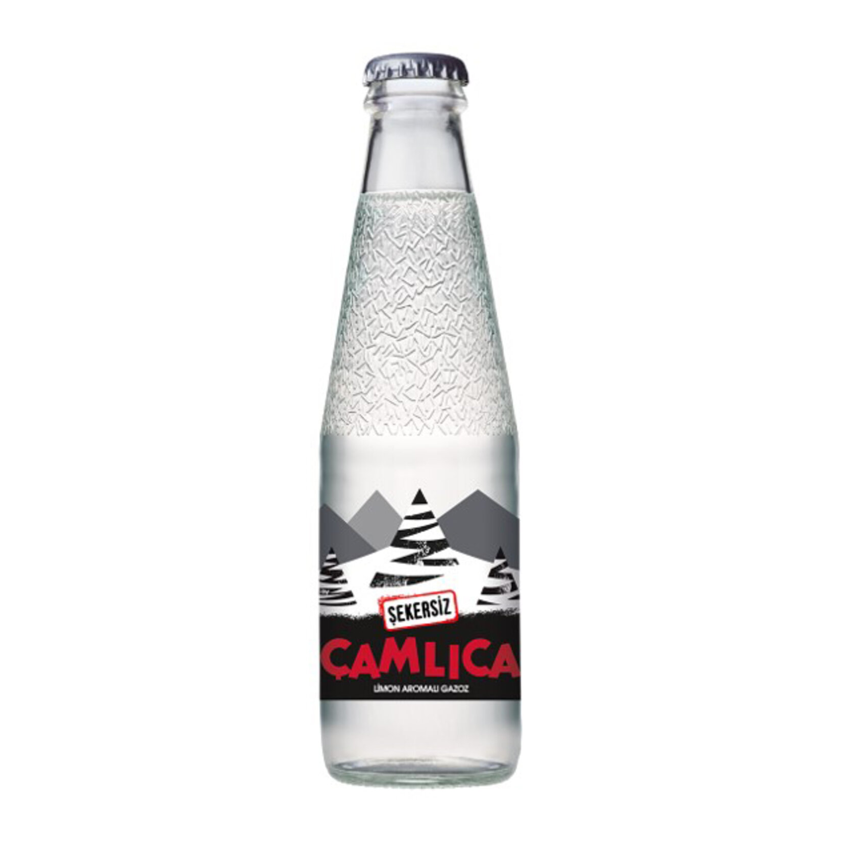 Çamlıca Limon Aromalı Şekersiz Gazoz Cam Şişe 200 Ml