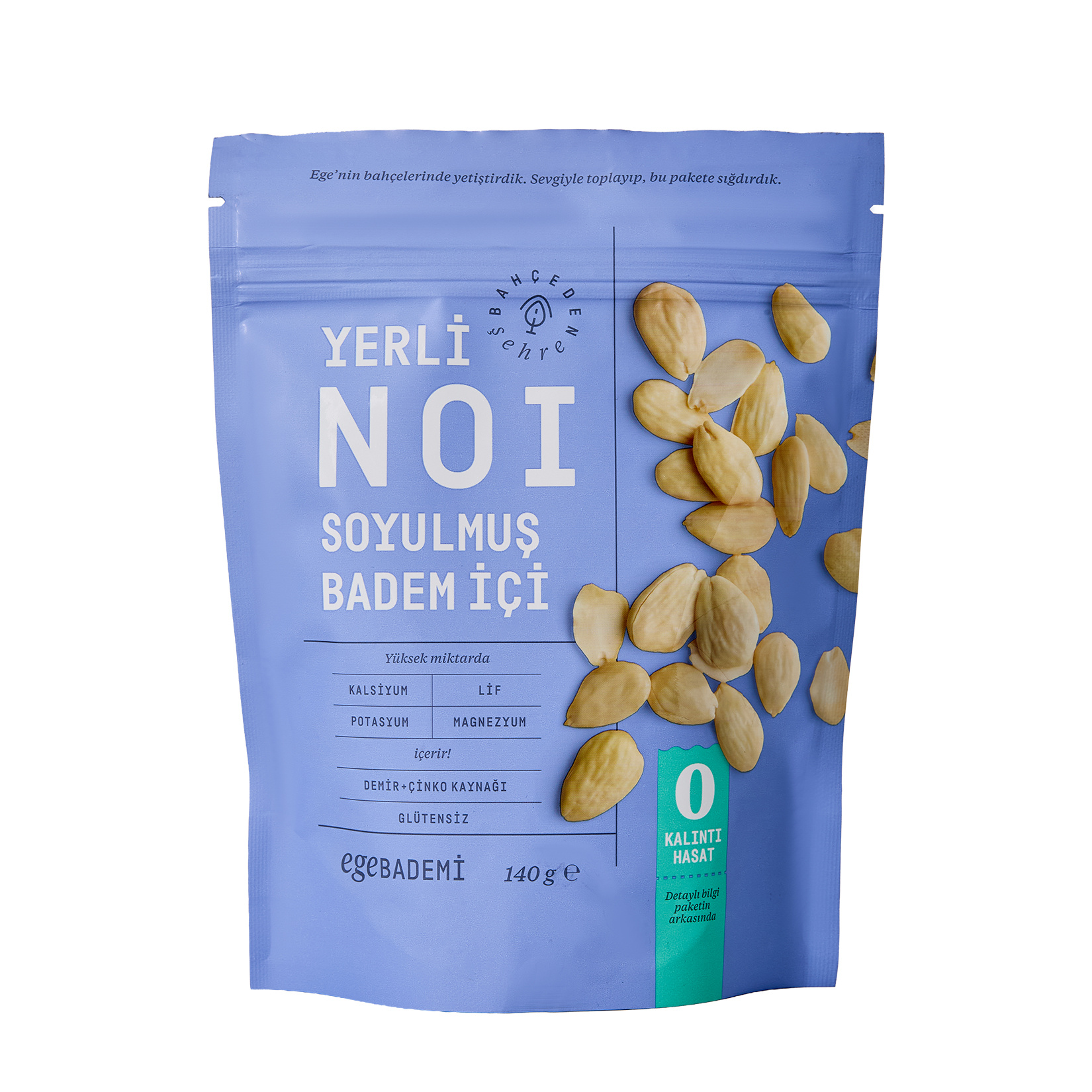 Noi Ege Bademi Soyulmuş Beyaz Badem İçi 140 G