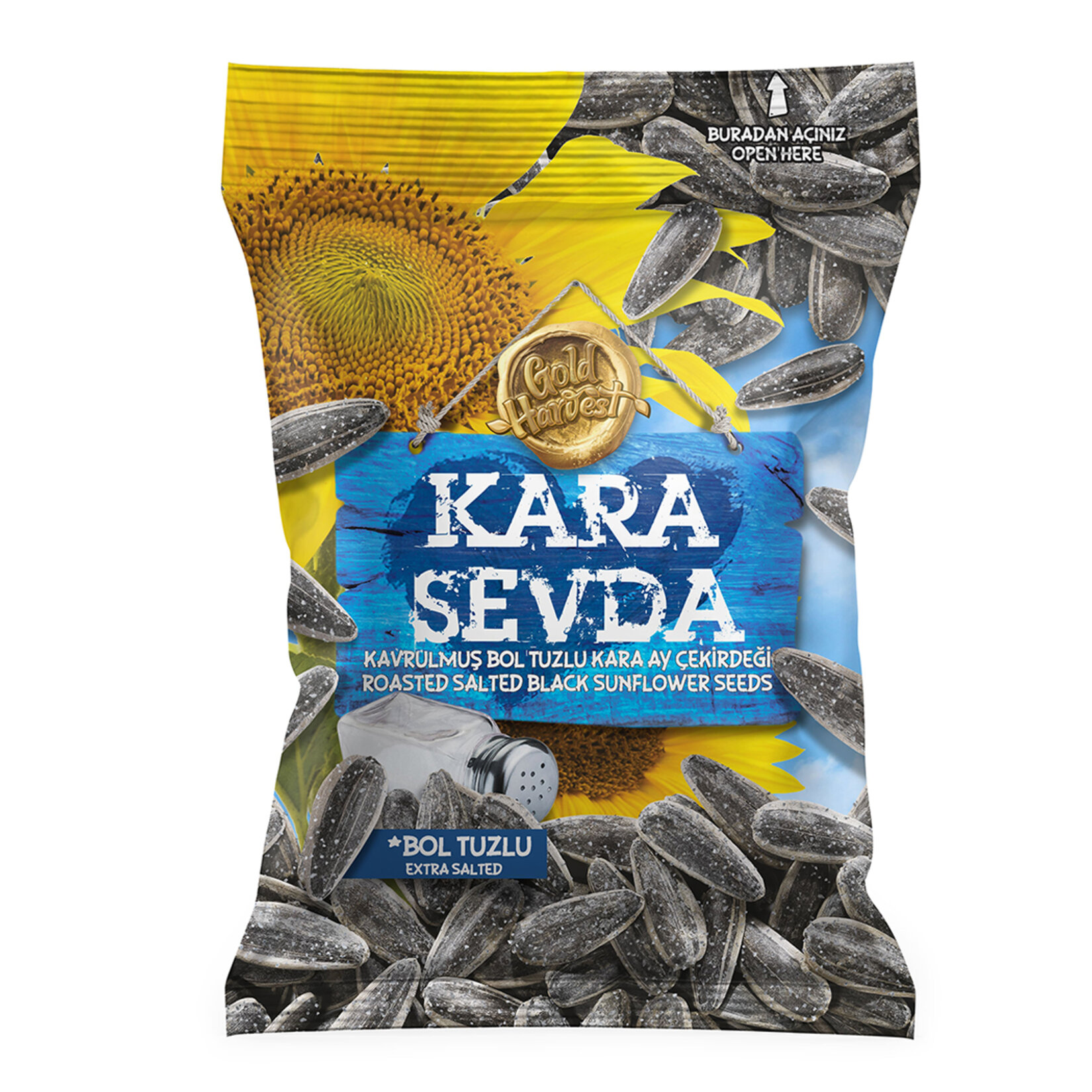 Kara Sevda Bol Tuzlu Siyah Ayçekirdeği 250 G