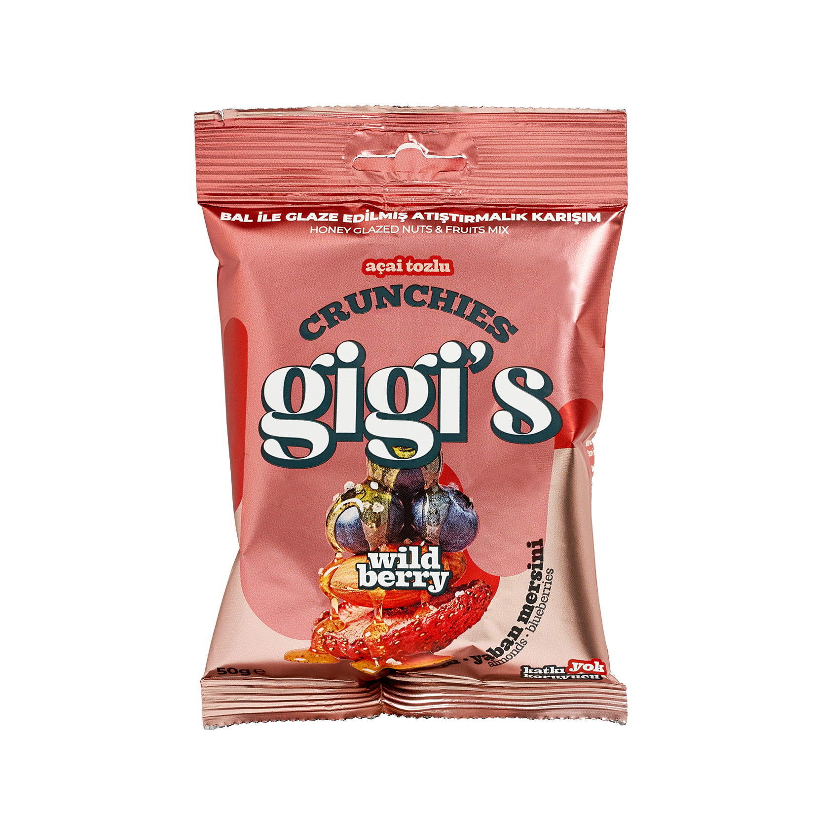 Gigi's Badem Yaban Mersini Atıştırmalık 50 G