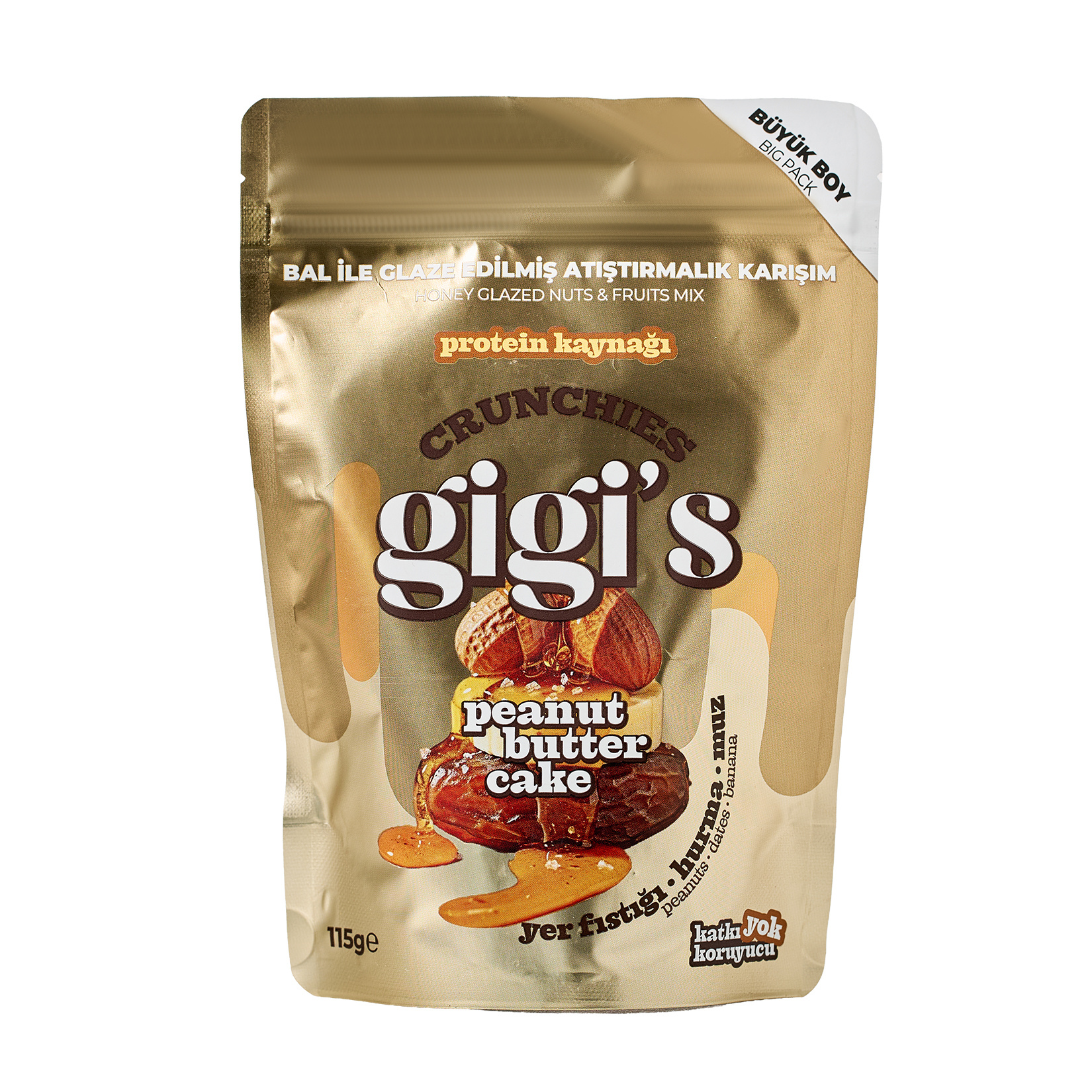 Gigi's Yer Fıstığı Hurma Muz Atıştırmalık 115 G