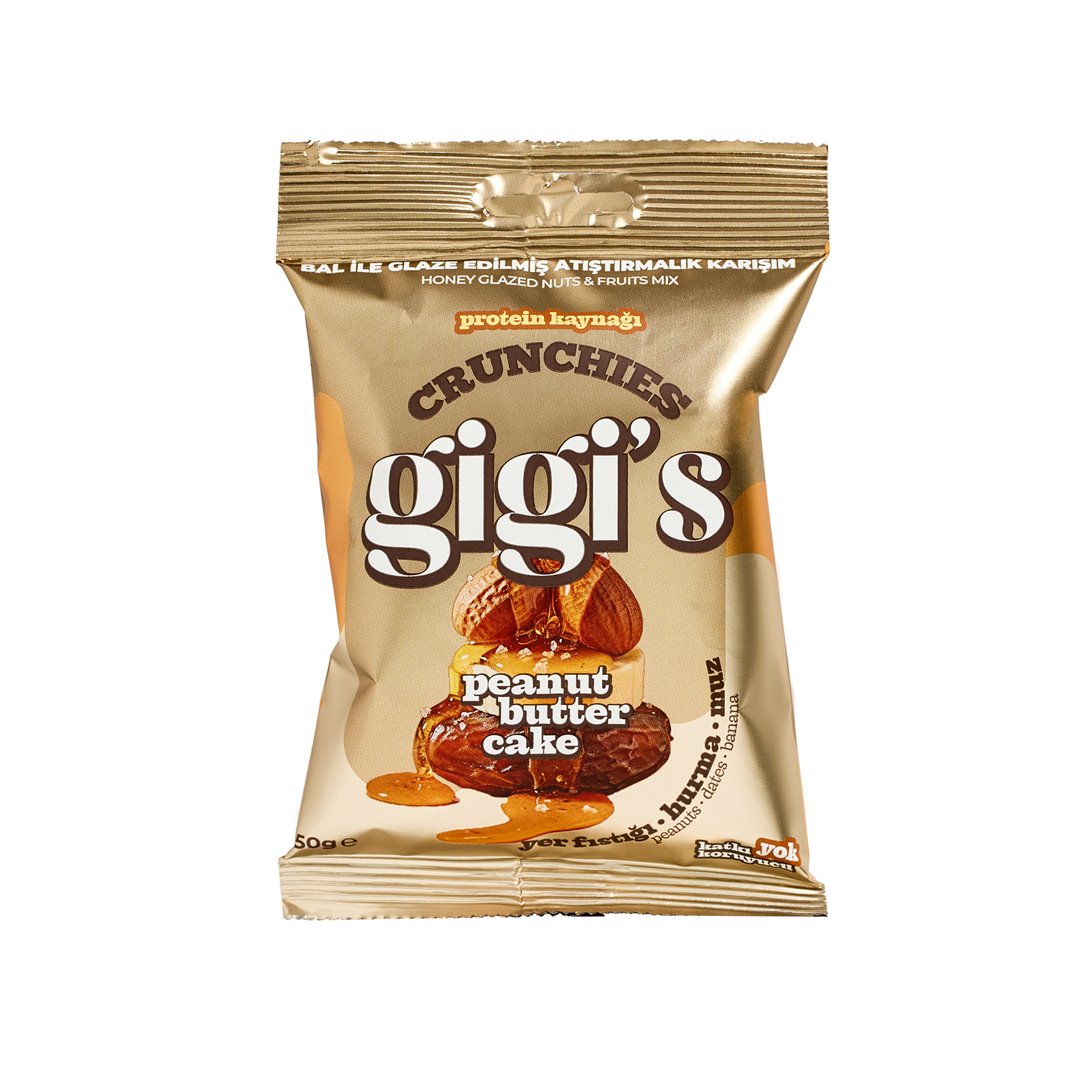 Gigi's Yer Fıstığı Hurma Muz Atıştırmalık 50 G