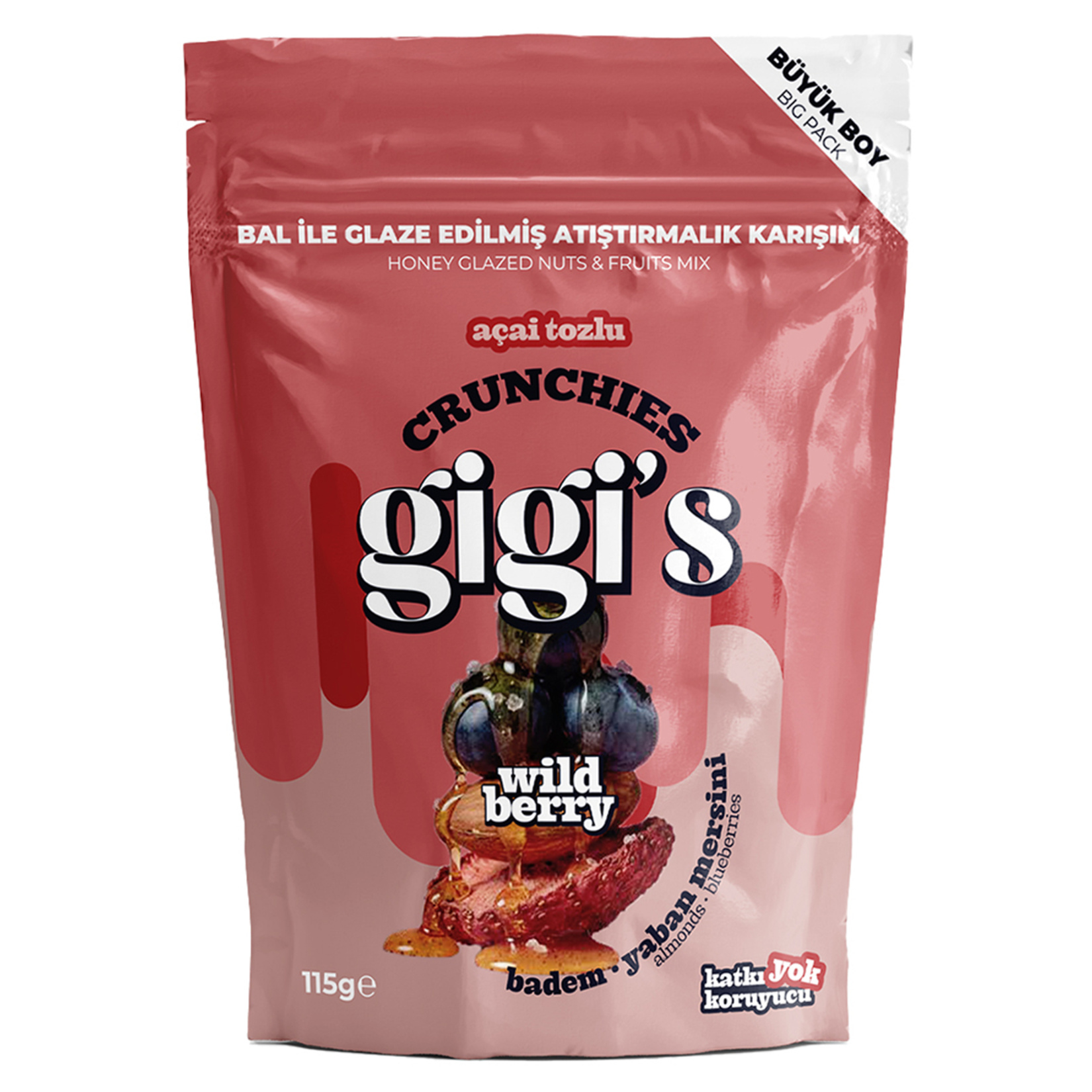 Gigi's Badem Yaban Mersini Karışık Atıştırm.115 G