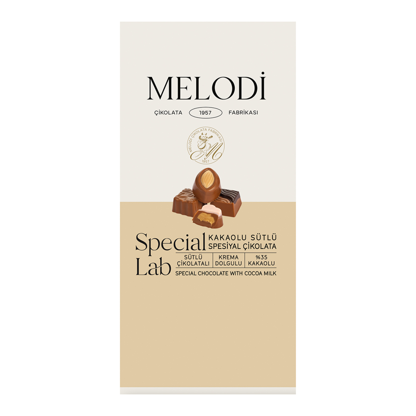 Melodi Dolgulu Spesiyal Çikolata 200 G