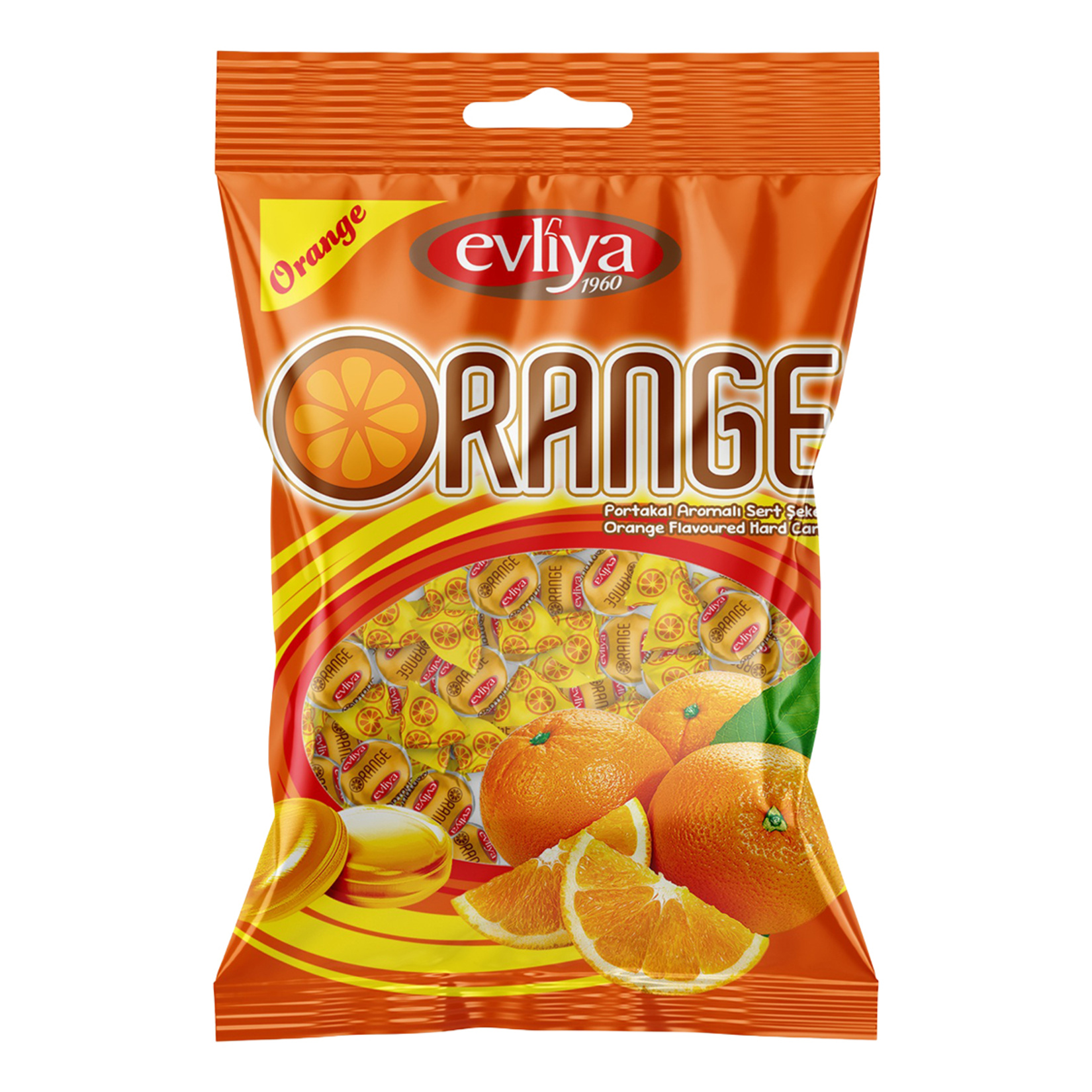 Evliya Portakal Aromalı Sert Şeker 350 G