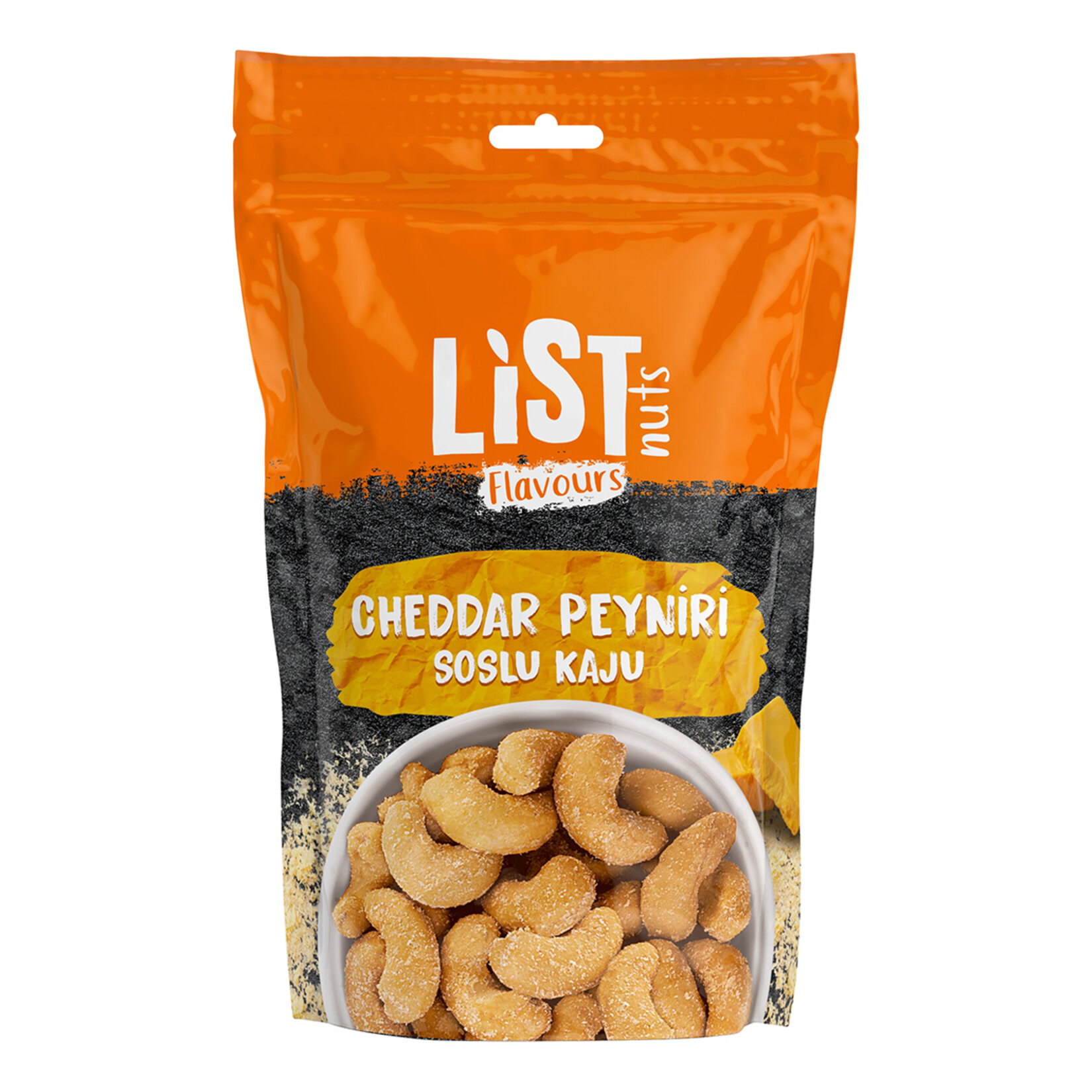 List Flavours Kızartılmış Cheddar Soslu Kaju 100G