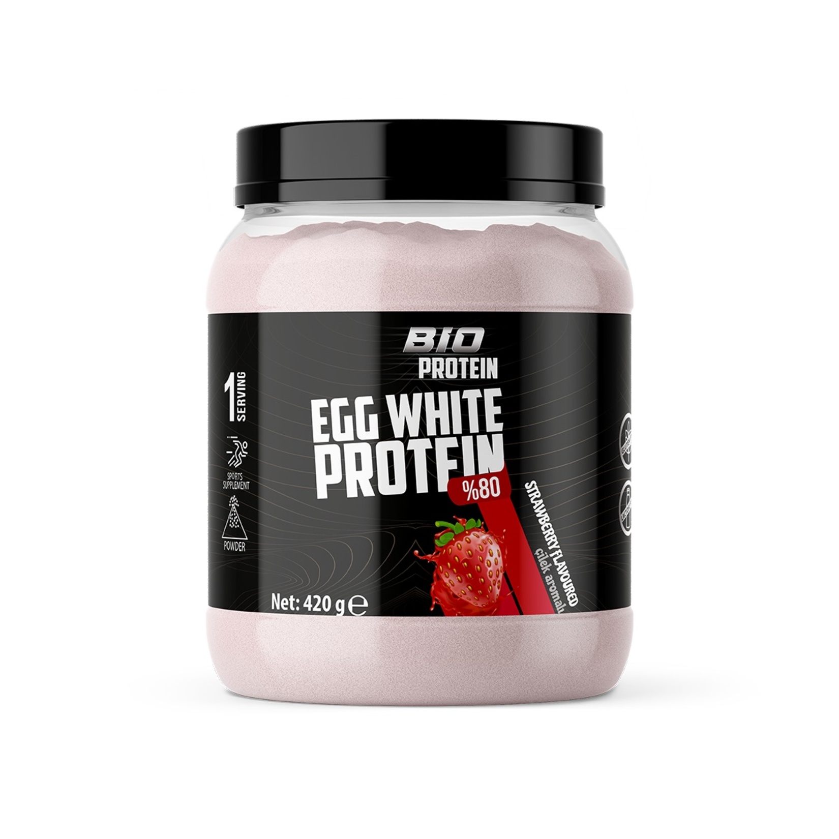 Bio Protein Çilek Aromalı Protein Tozu 420 G