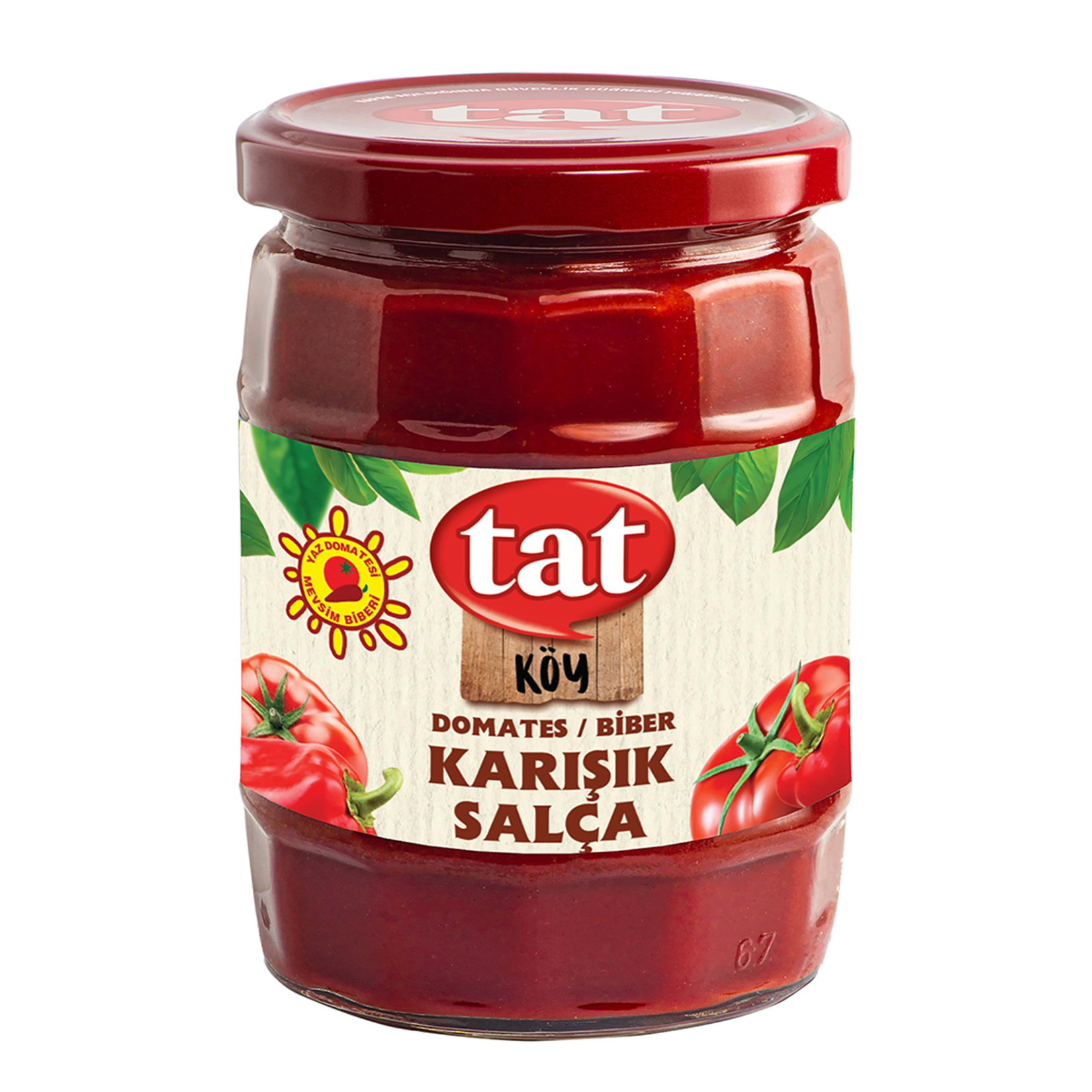 Tat Köy Antep Tipi Domates - Biber Salçası 560 G