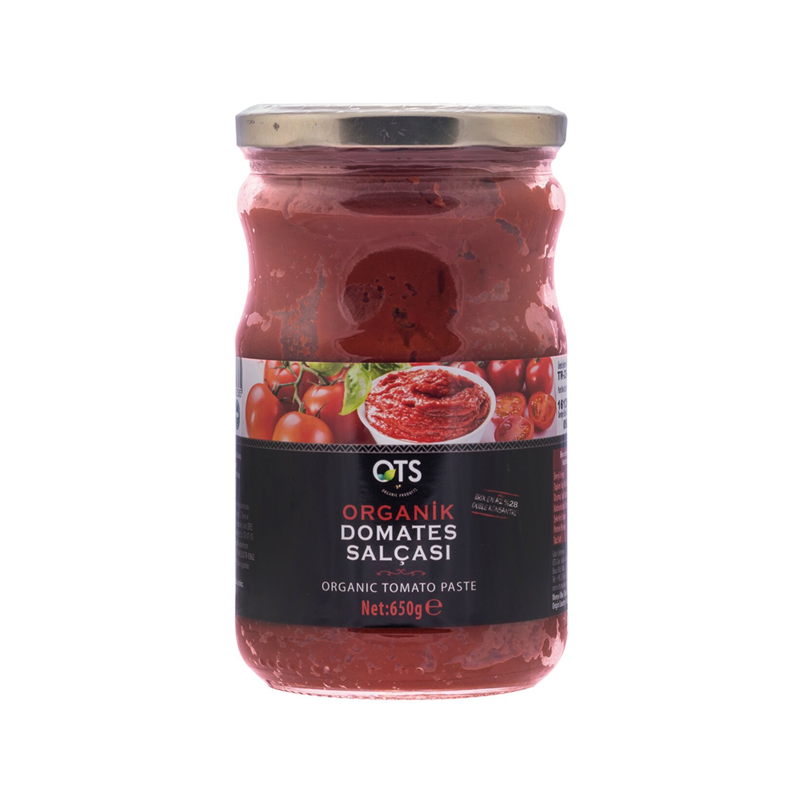 Ots Organik Domates Salçası 650 G