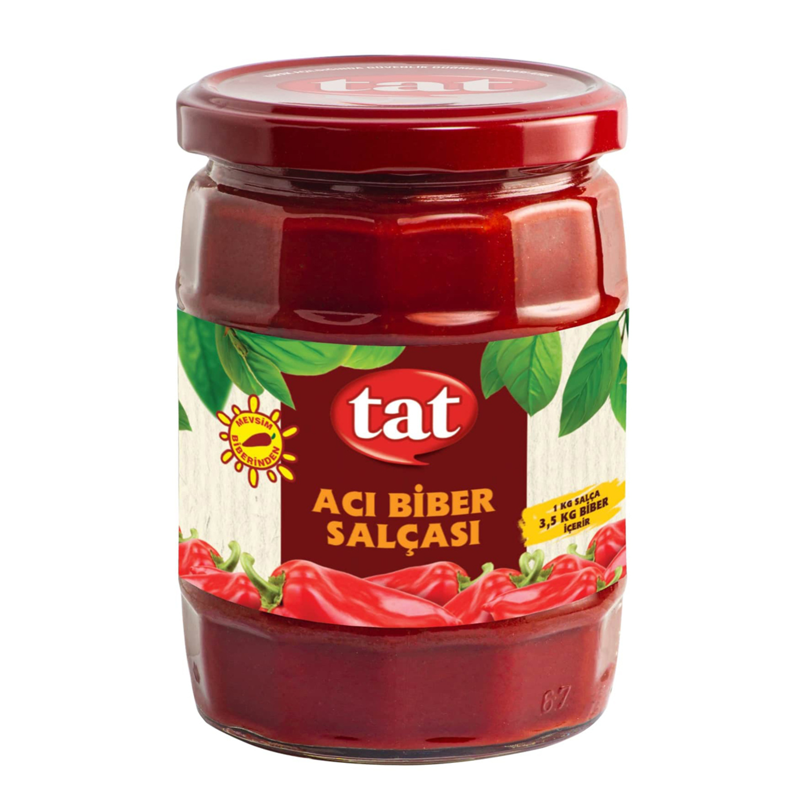Tat Acı Biber Salçası 550 G ( Cam )