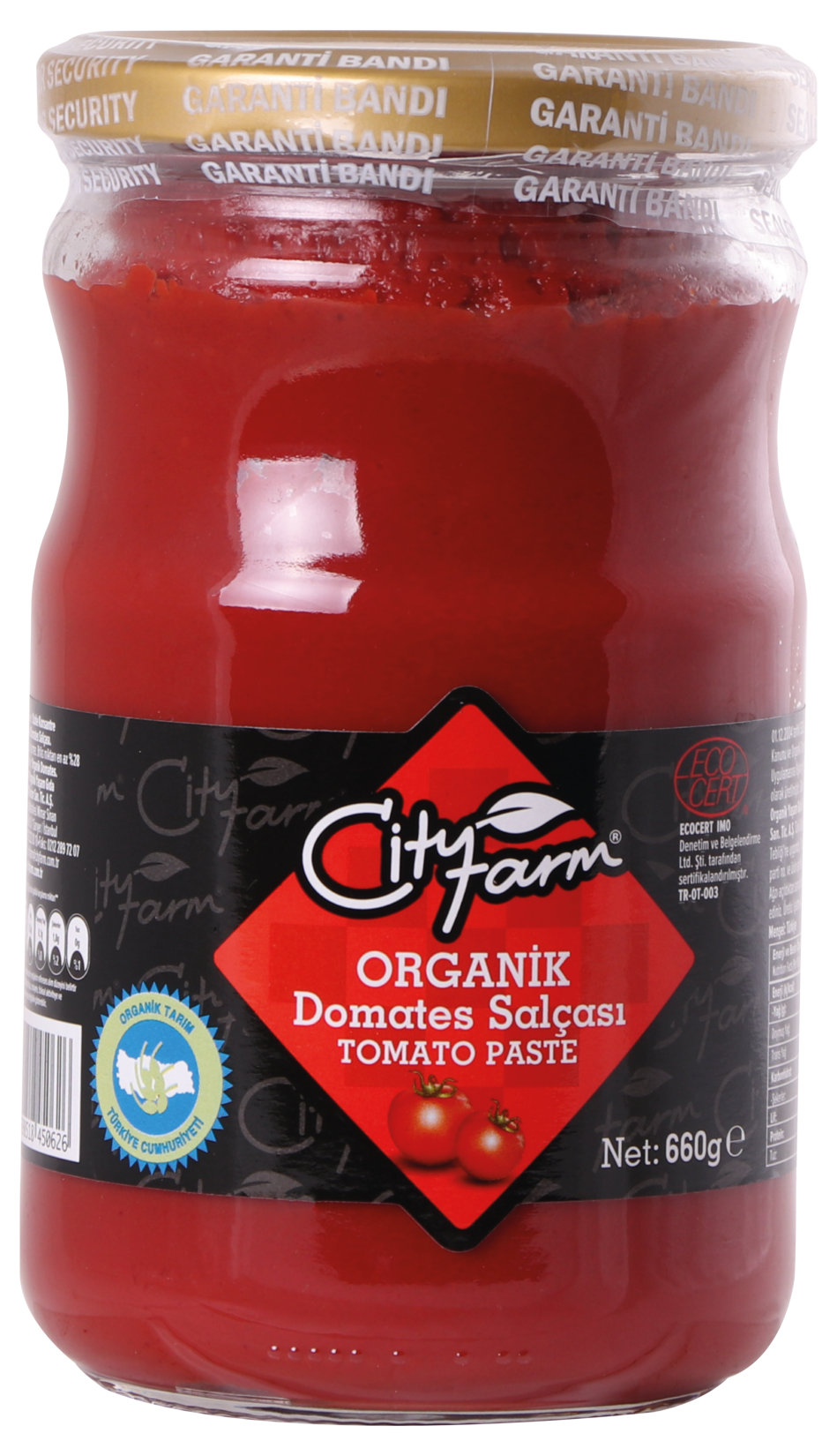 City Farm Organik Salça 660 G