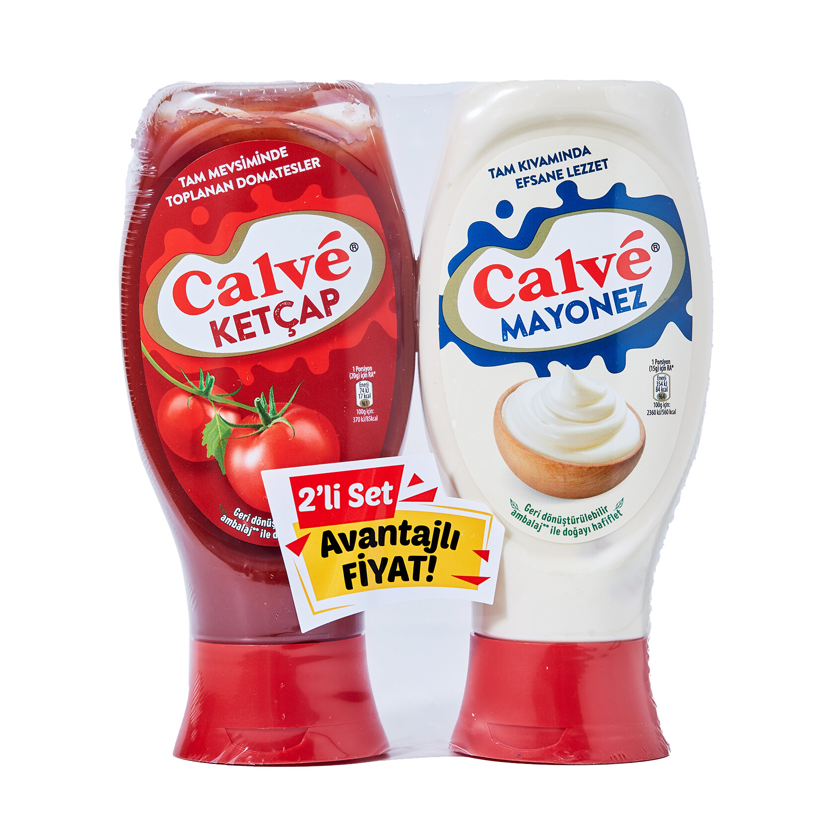Calve İkili Set Ketçap 430 G + Mayonez 380 G