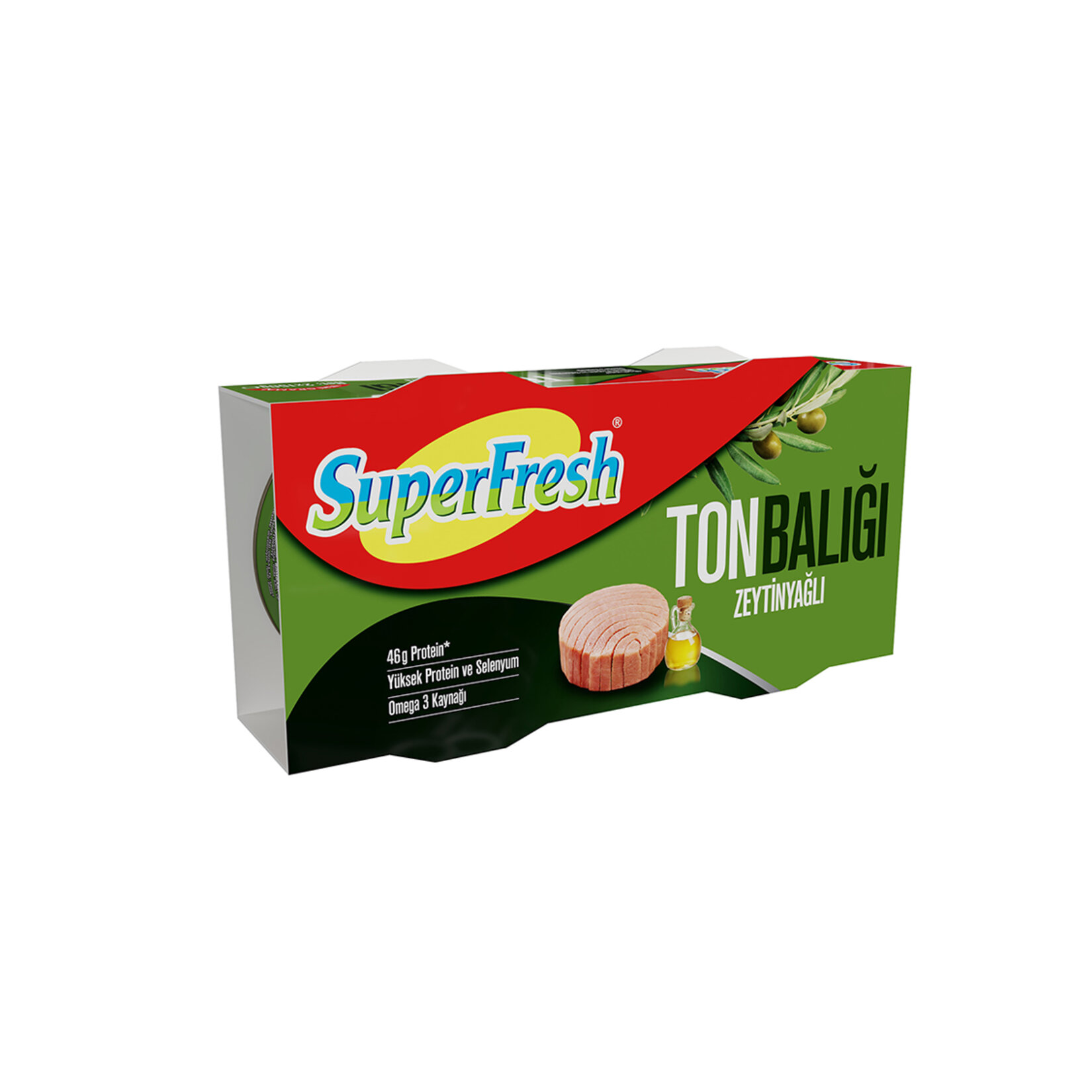 Superfresh Zeytinyağlı Ton Balığı 2X140 G