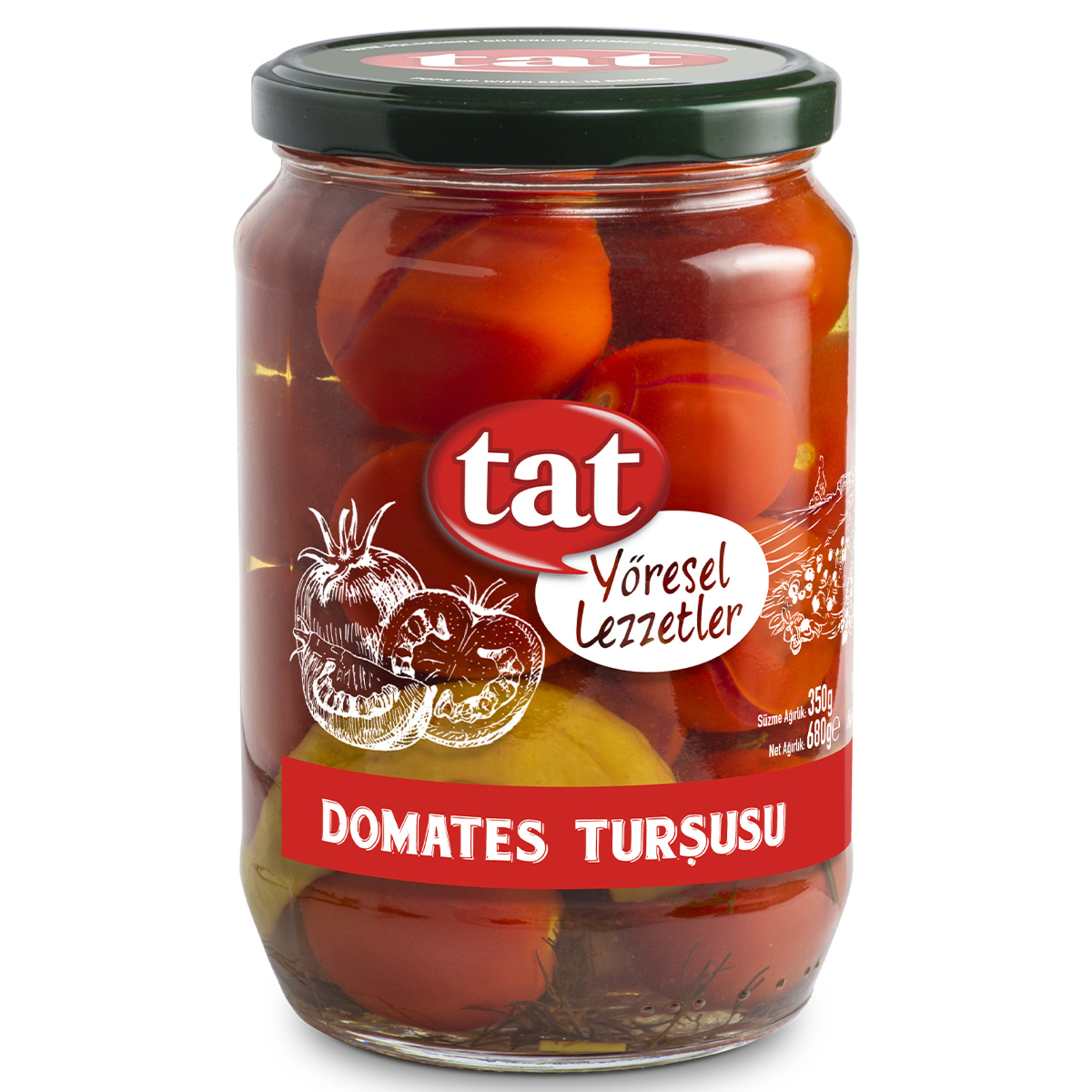 Tat Yöresel Lezzetler Domates Turşusu 680 G