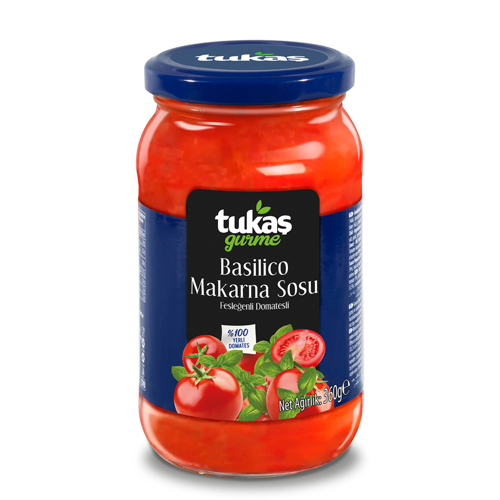Tukaş Basilico Makarna Sosu 360 G