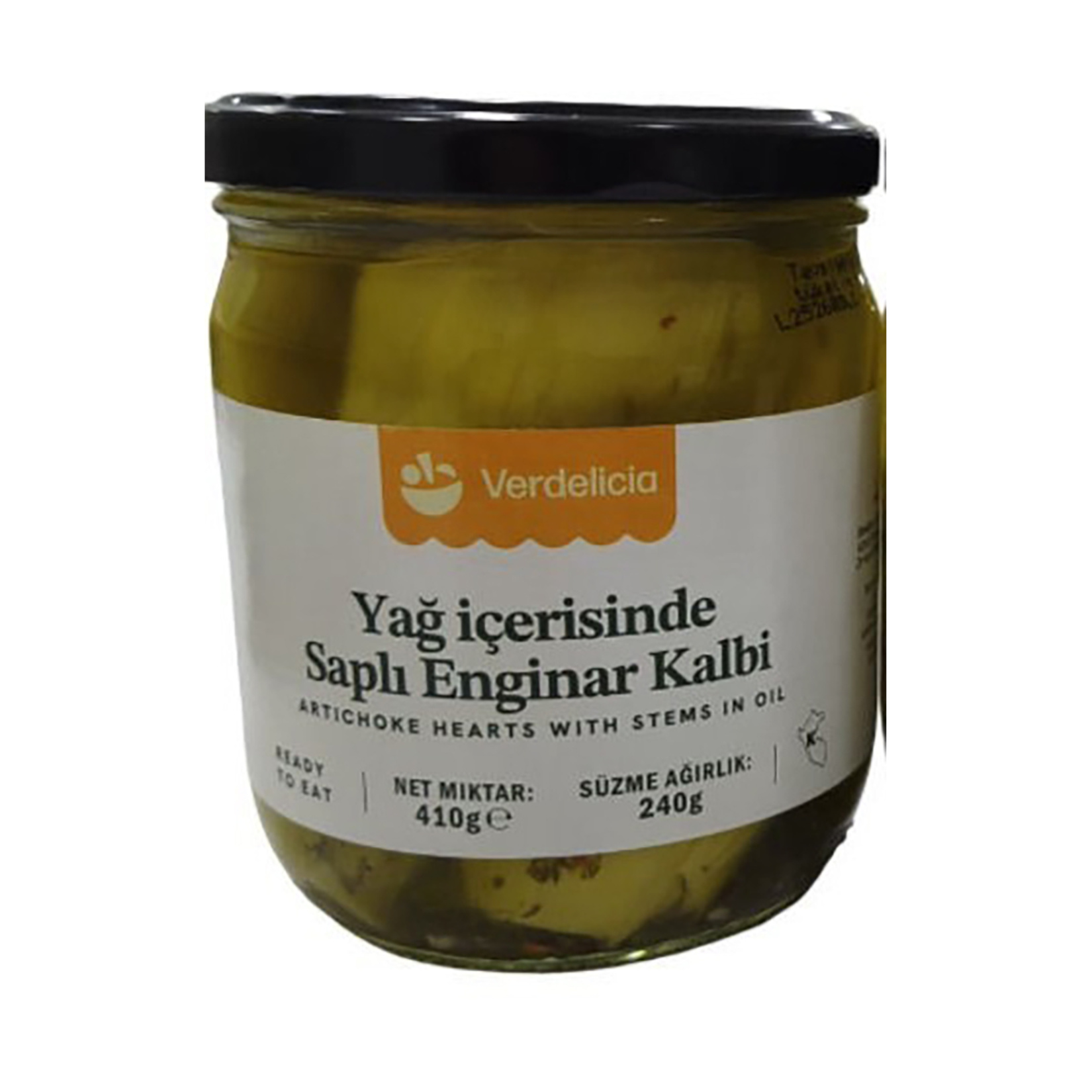 Verdelicia Yağ İçerisinde Saplı Enginar Kalbi 410 G