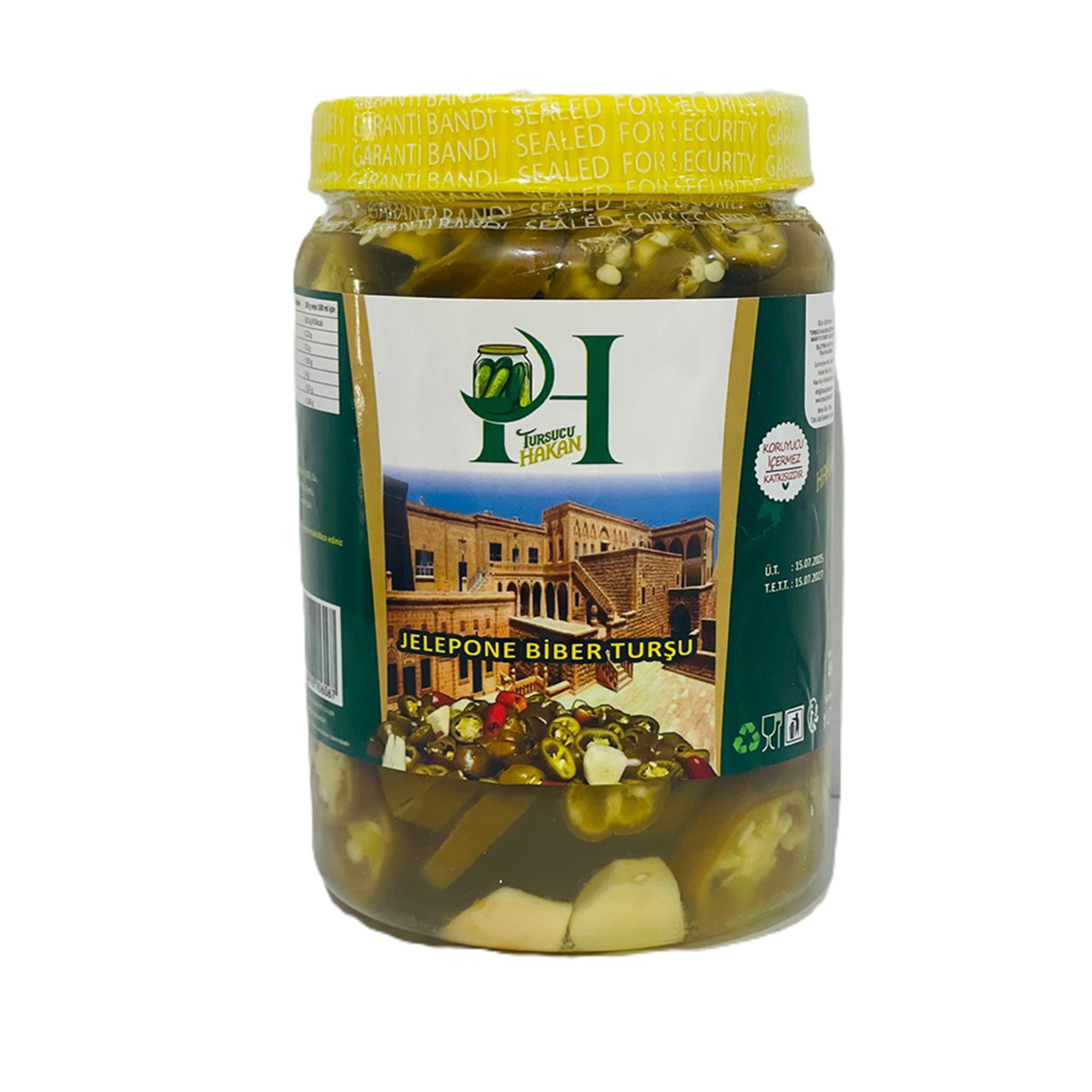 Turşucu Hakan Jelepone Biber Turşusu 1 Kg