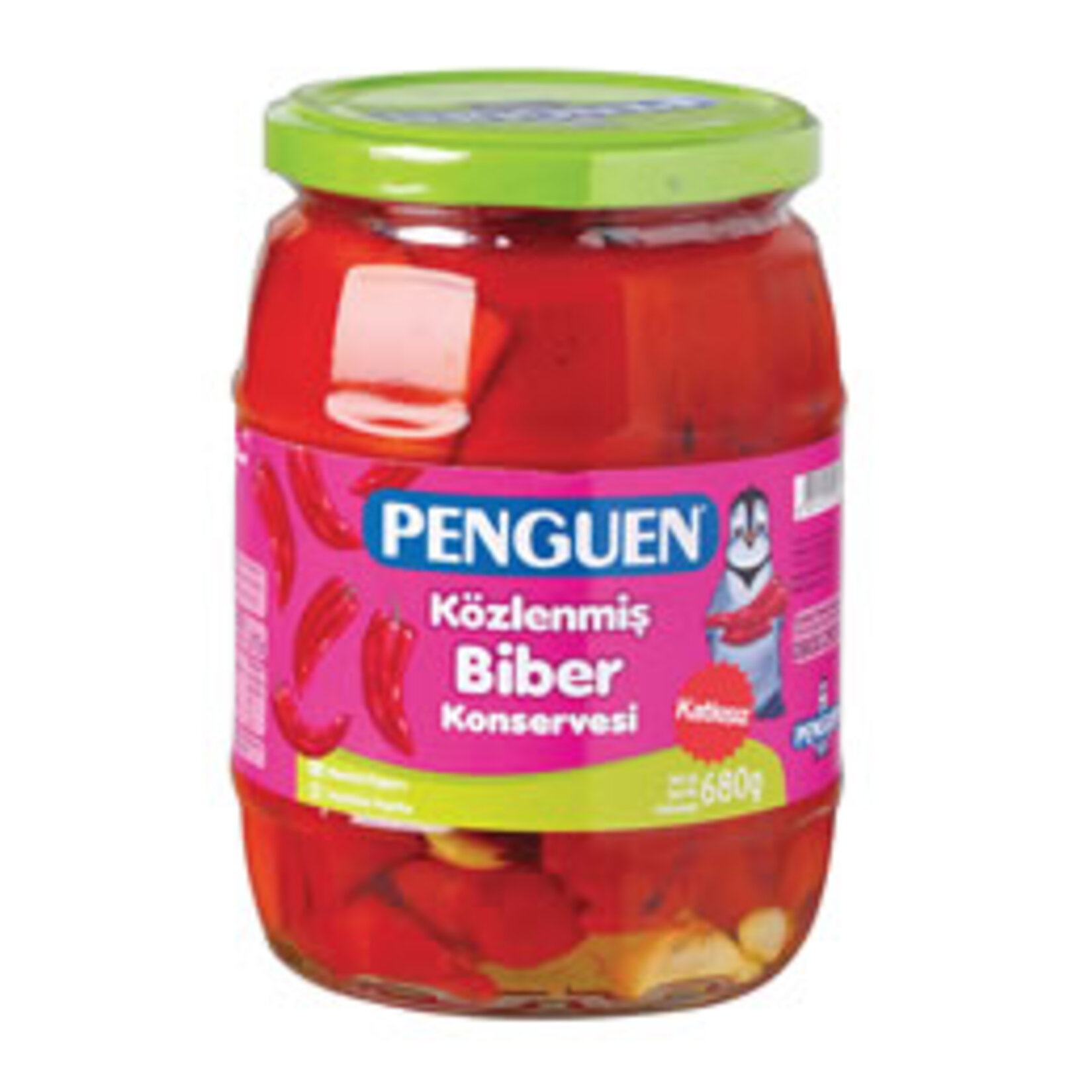 Penguen Közlenmiş Kapya Biber 680 G