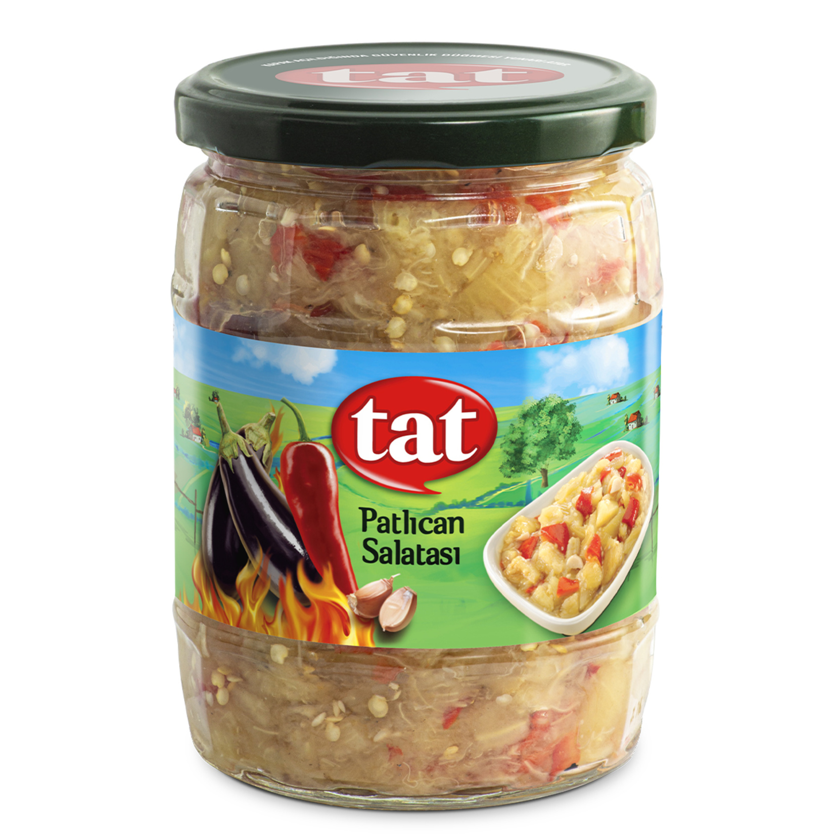 Tat Közlenmiş Patlıcan Salatası 580 G
