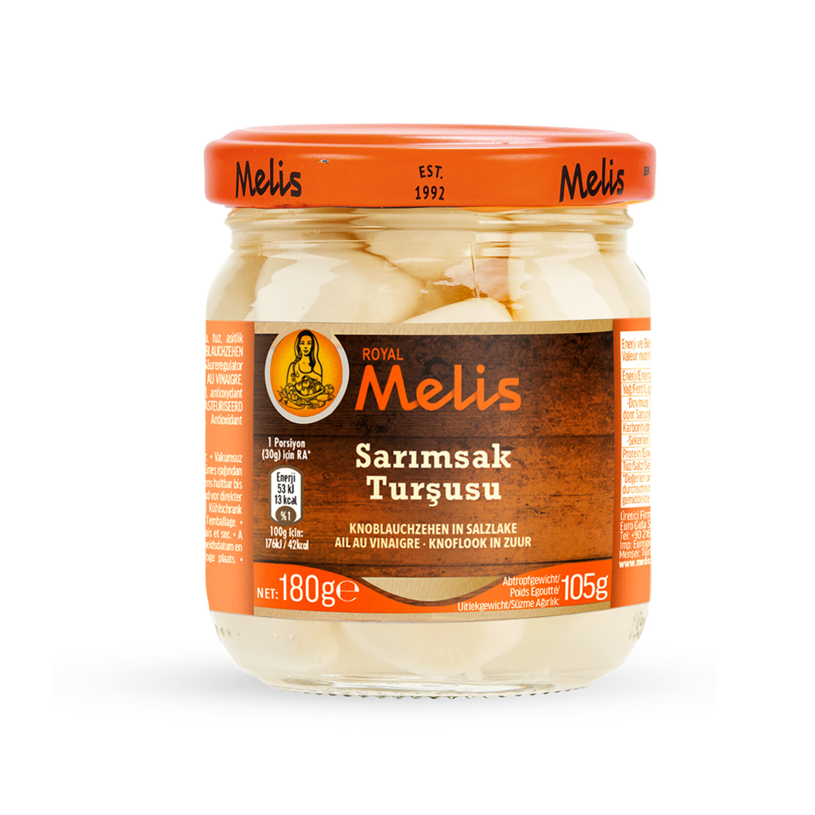 Melis Sarımsak Turşusu 180 Gr.