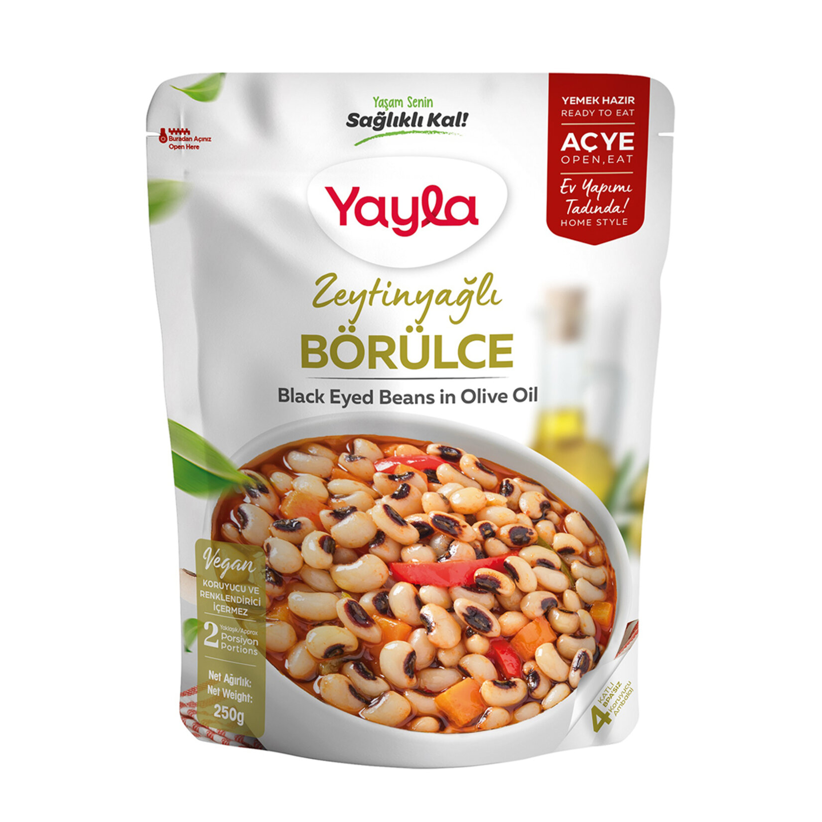 Yayla Zeytinyağlı Börülce 250 G