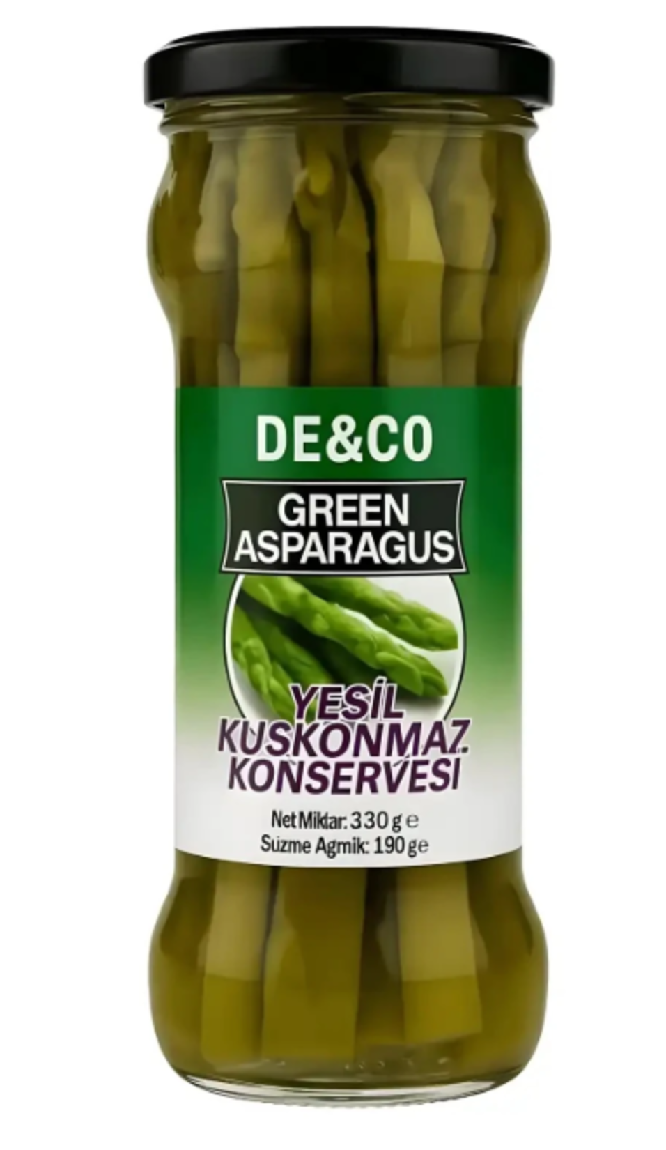 De&Co Yeşil Kuşkonmaz Konservesi 330 g