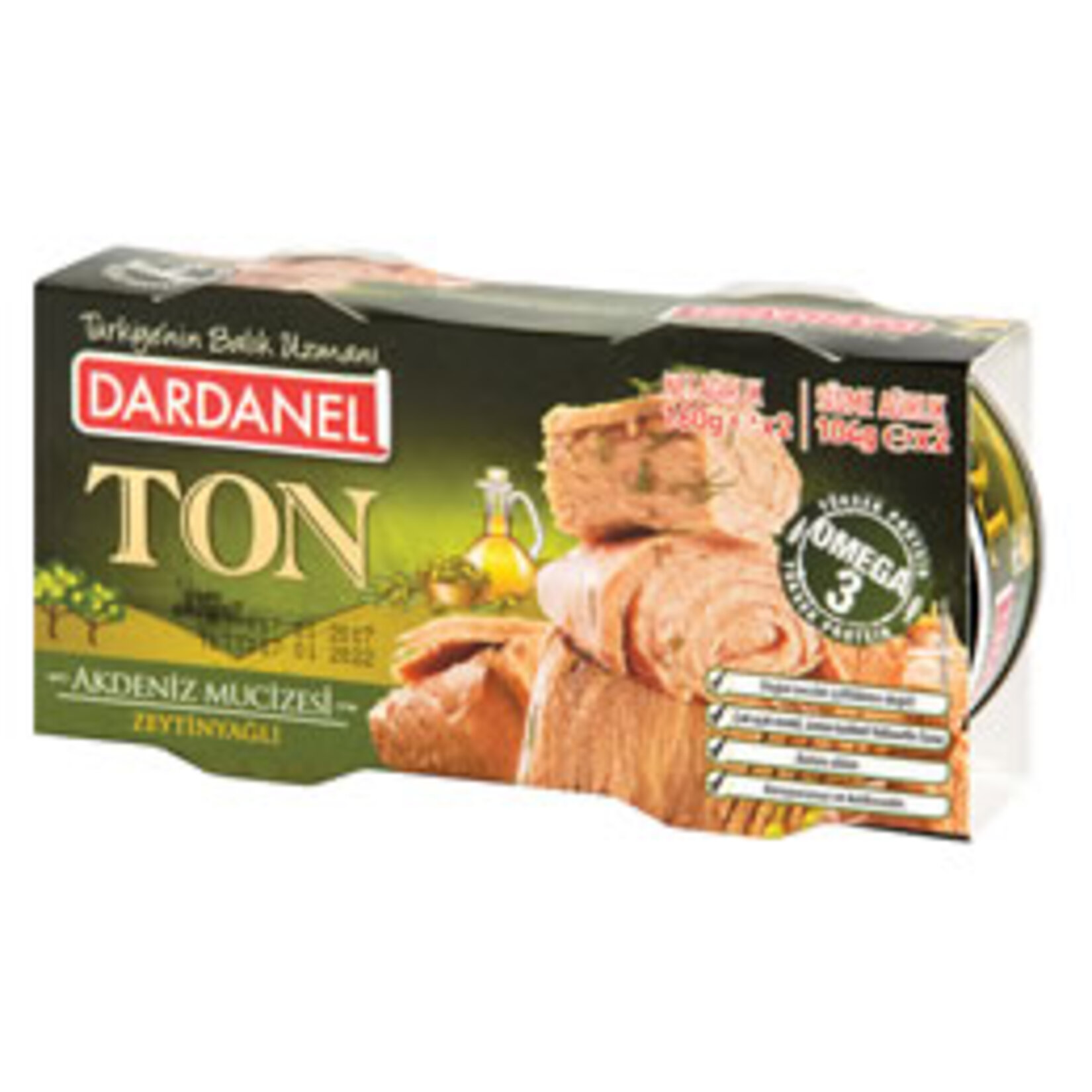 Dardanel Ton Balığı Zeytinyağlı 2X160 G