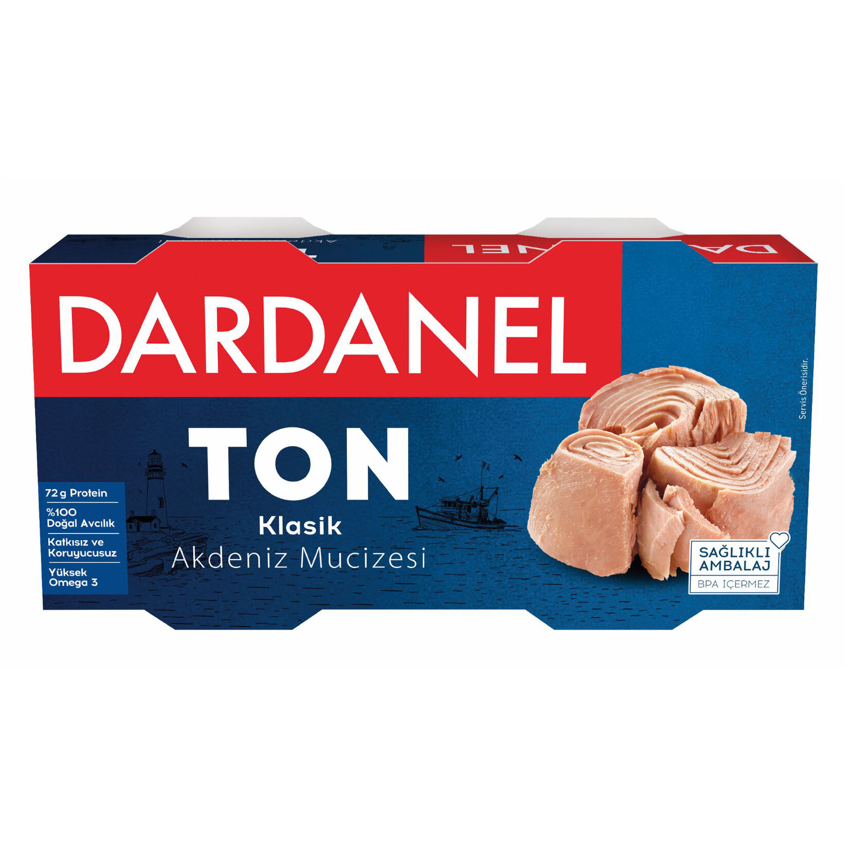 Dardanel Ton Balığı Sade 2X160 G