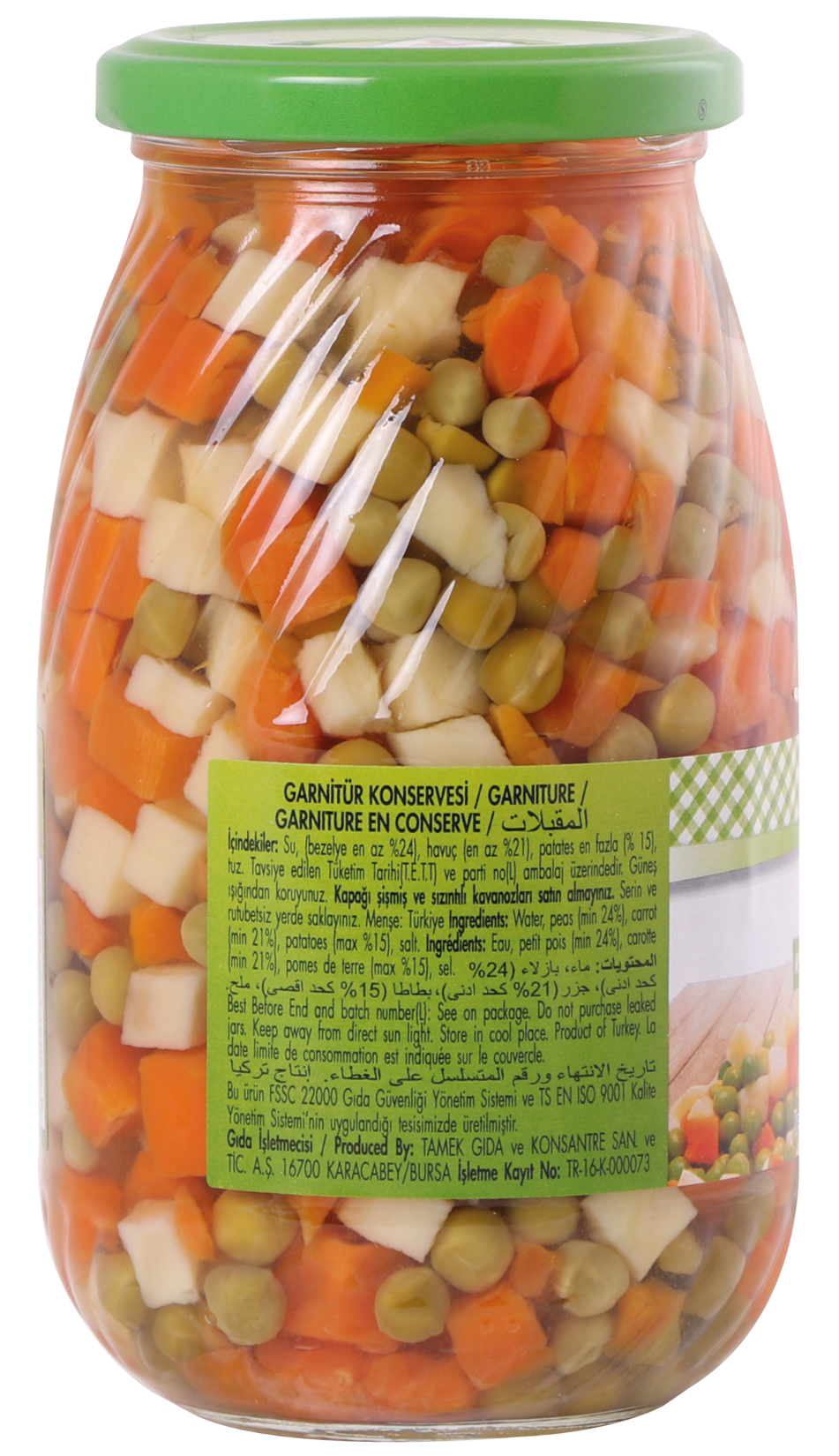 Tamek Garnitür Cam 550 G