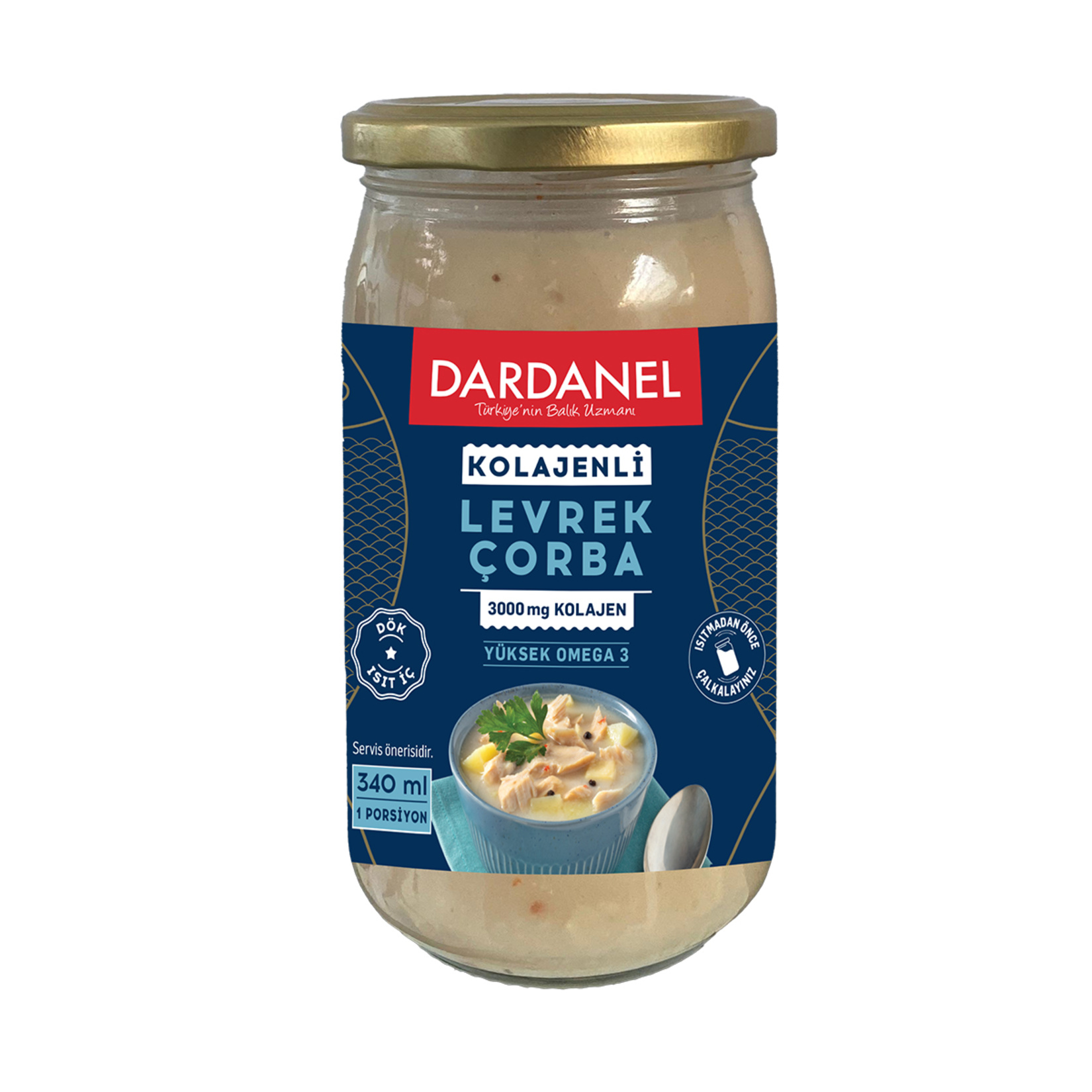 Dardanel Kolajenli Levrek Çorba 340 Ml