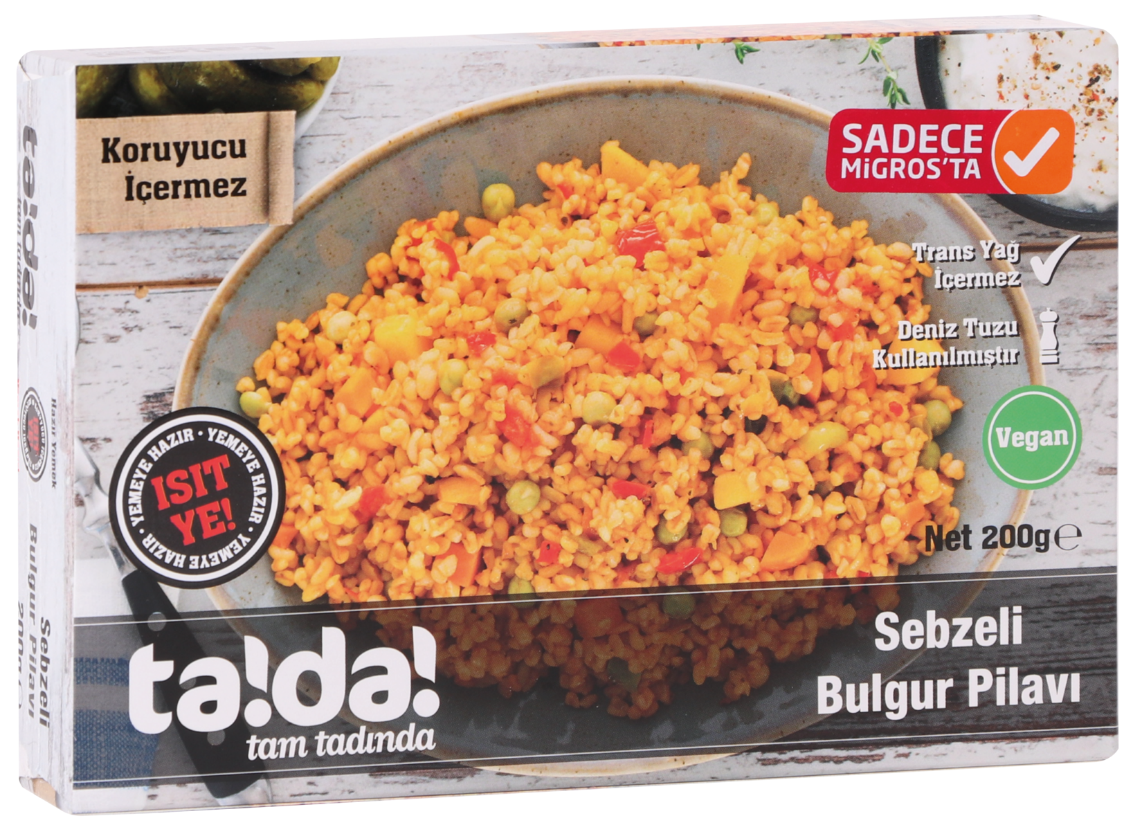 Tada Sebzeli Bulgur Pilavı 200G