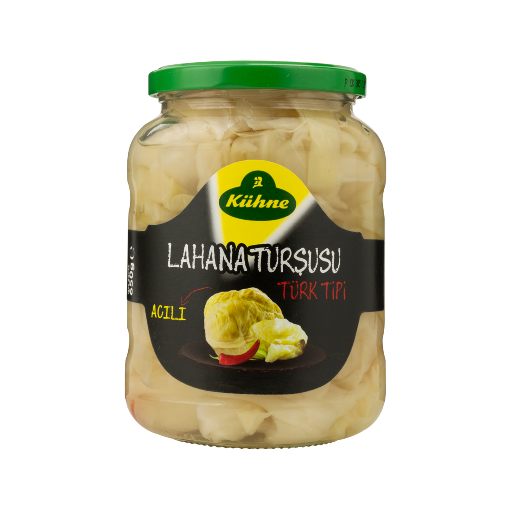 Kühne Acılı Lahana Turşusu 650 G