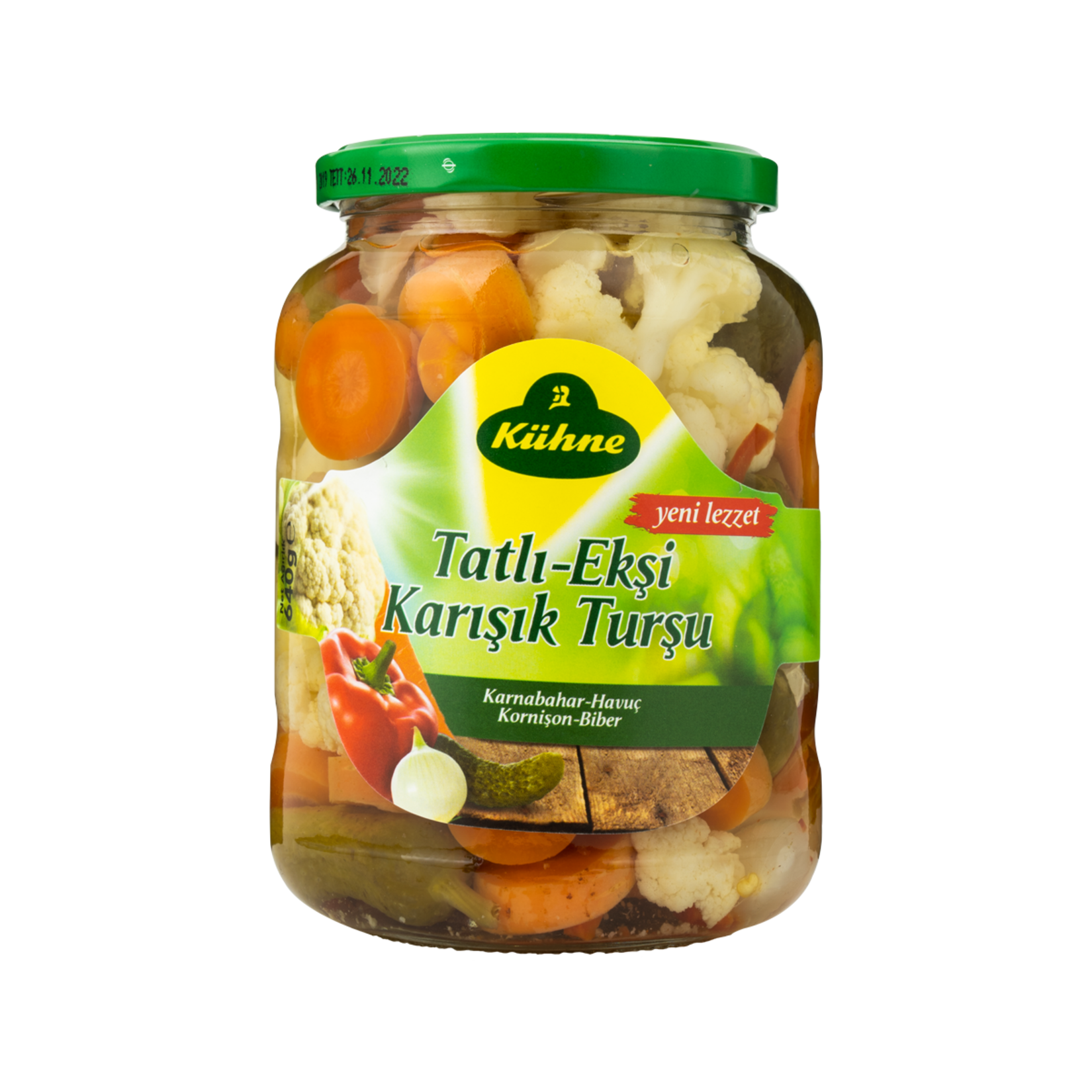 Kühne Tatlı Ekşi Karışık Turşu 640 G