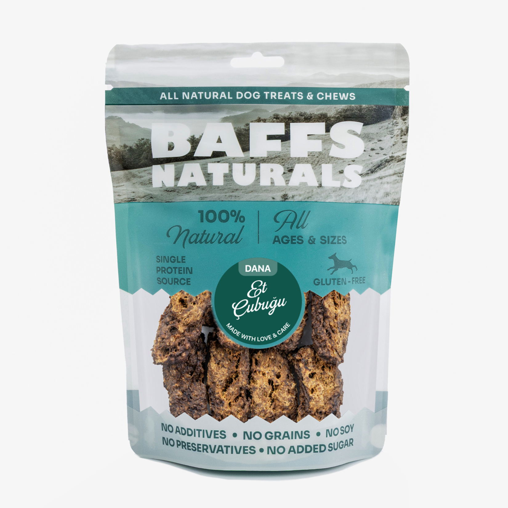 Baffs Naturals Dana Et Çubuğu Köpek Ödül Maması 100 G