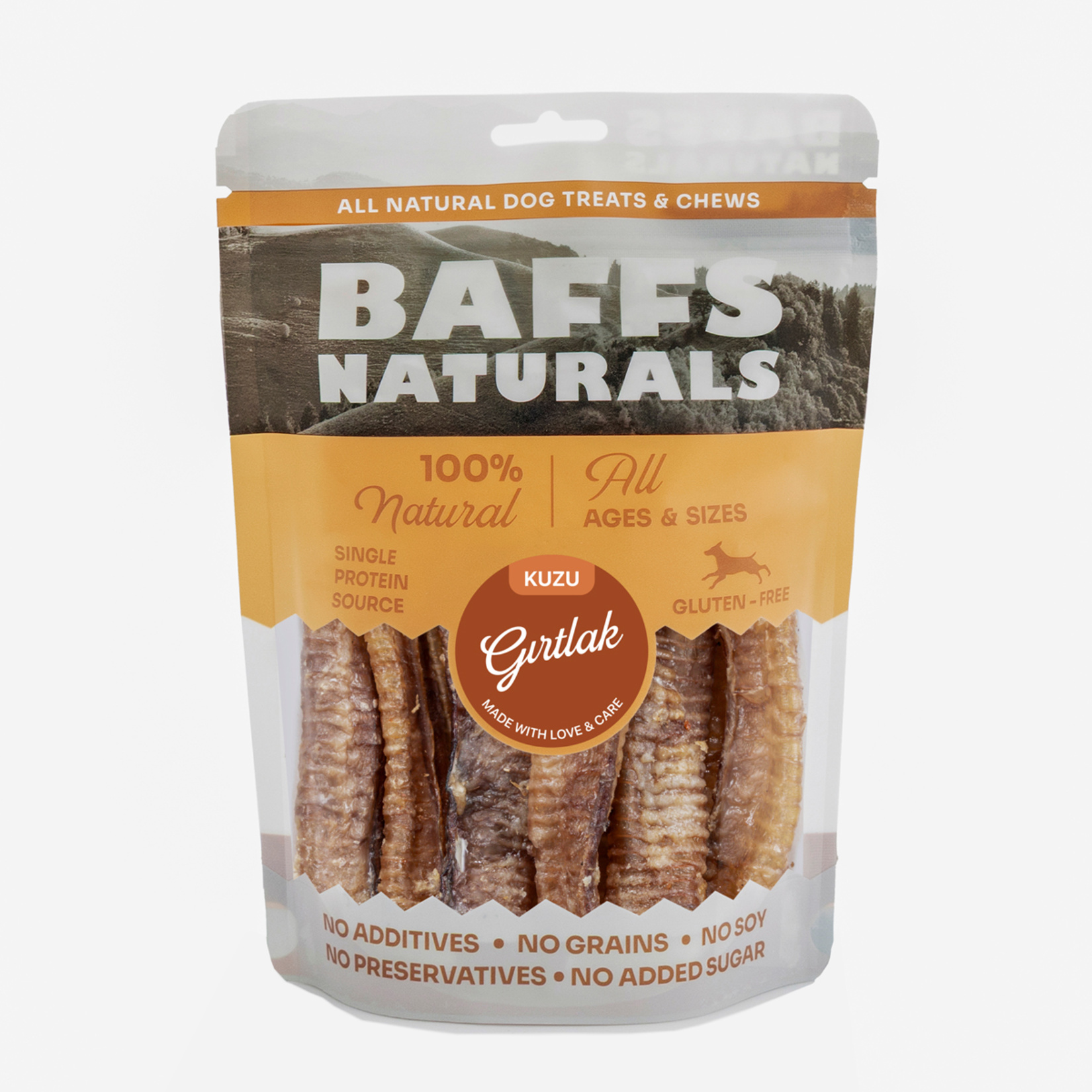 Baffs Naturals Kuzu Gırtlak Ciğnemelik Köpek Ödül Maması 100 G