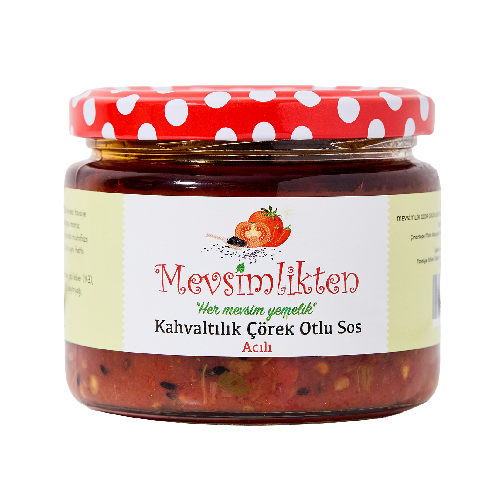 Mevsimlikten Acılı Kahvaltılık Çörek Otlu Sos 300G