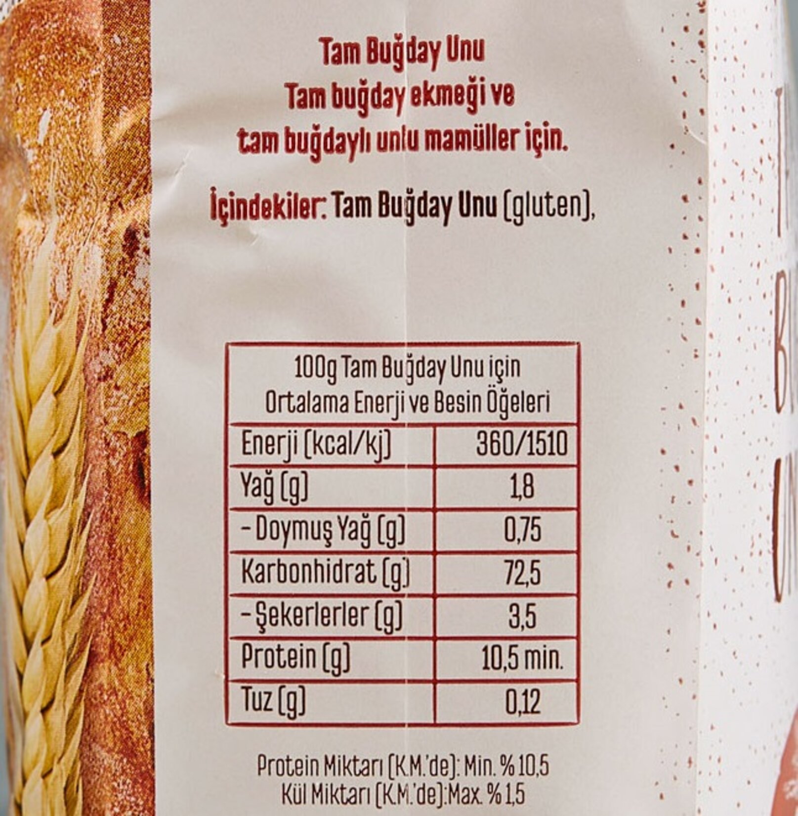 Tellioğlu Tam Buğday Unu 1 Kg