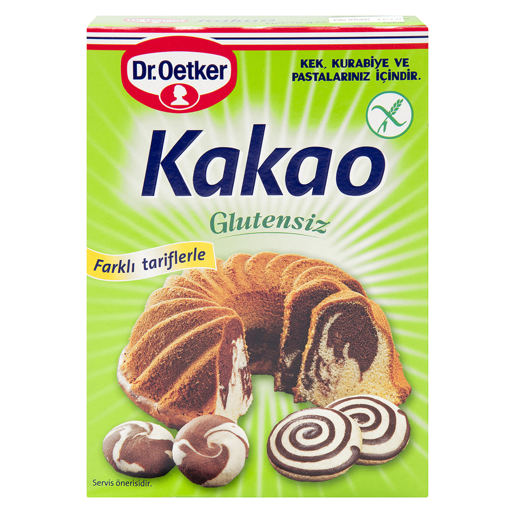 Dr. Oetker Glutensiz Kakao 70 G