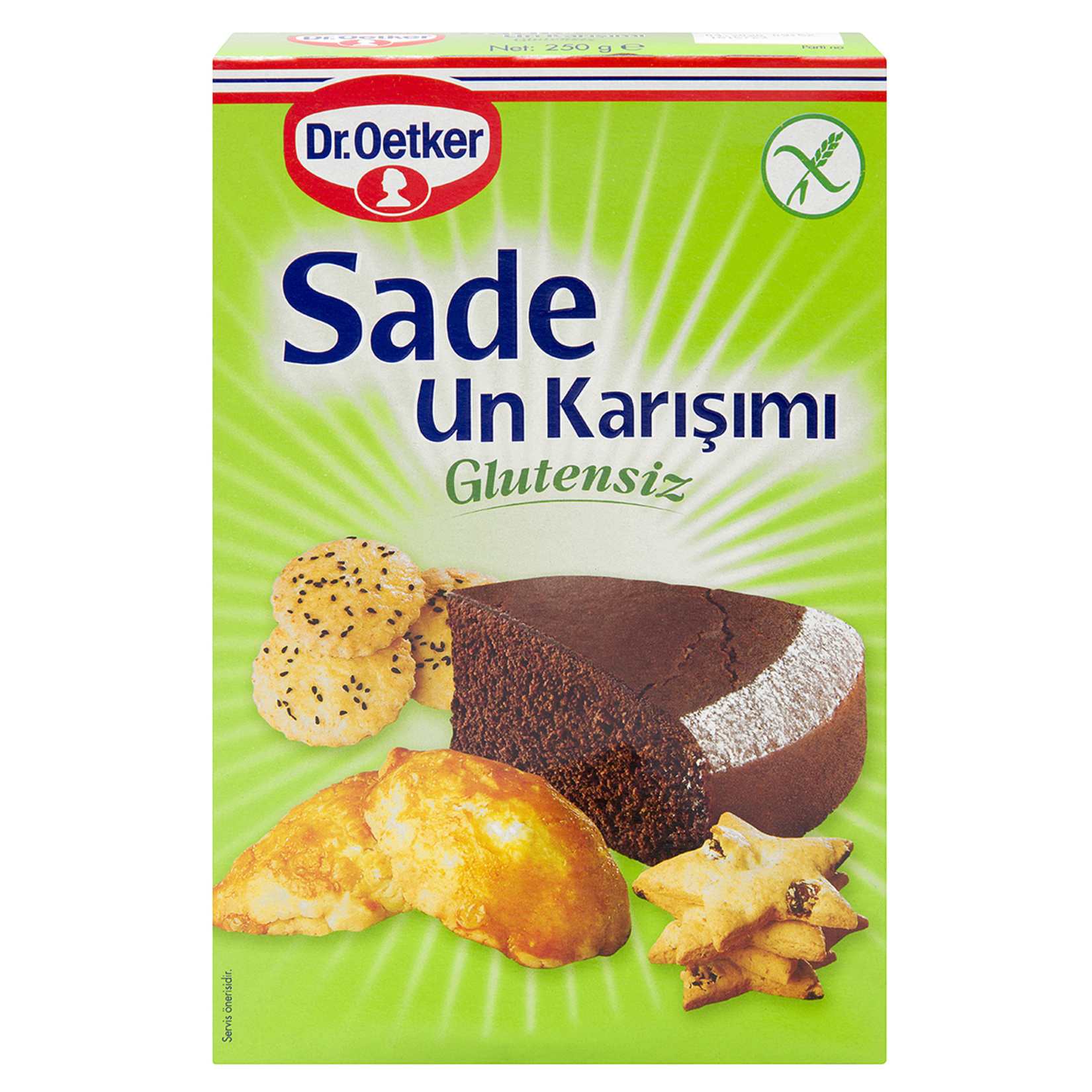 Dr. Oetker Glutensiz Sade Un Karışımı 250 G
