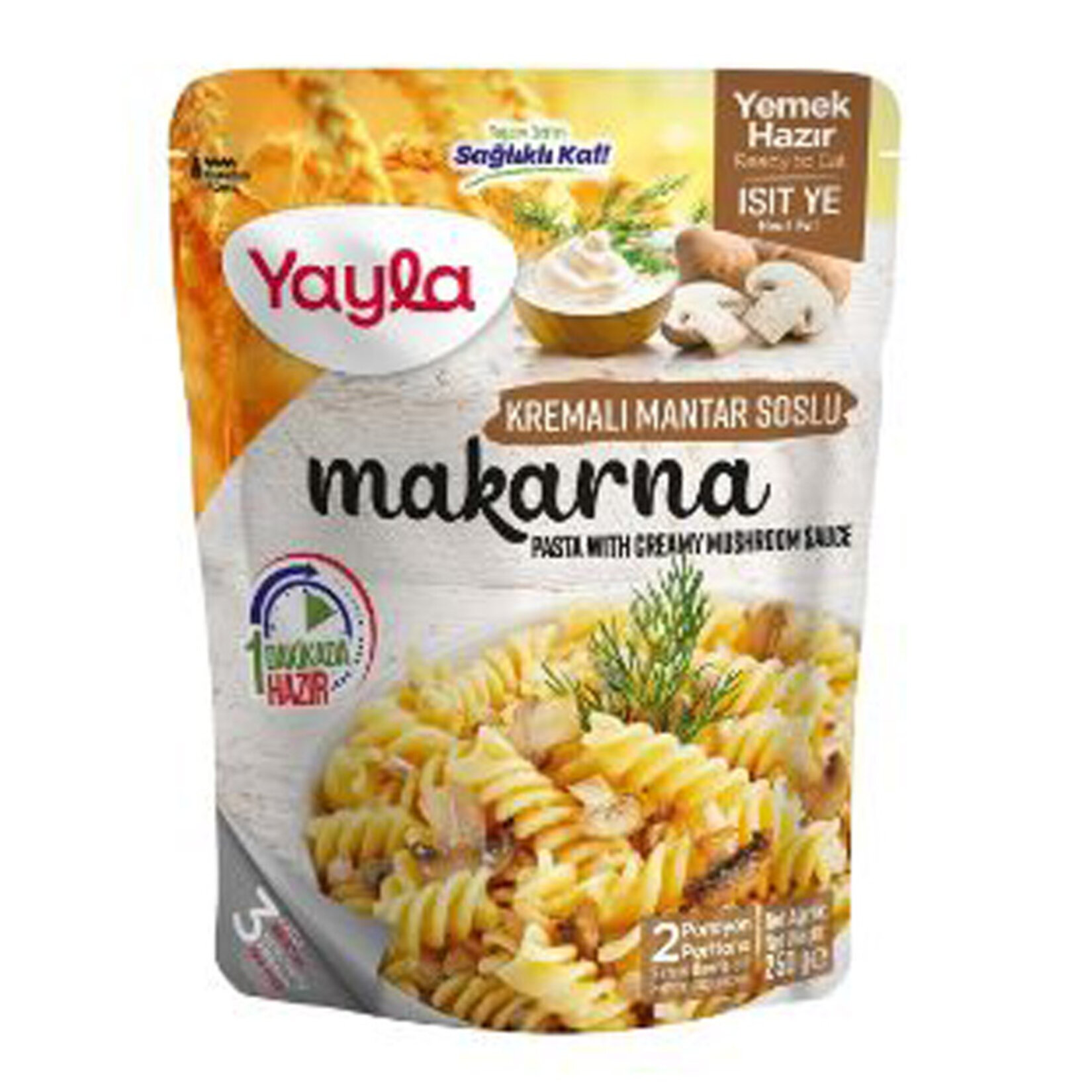 Yayla Kremalı Mantar Soslu Makarna 250 G
