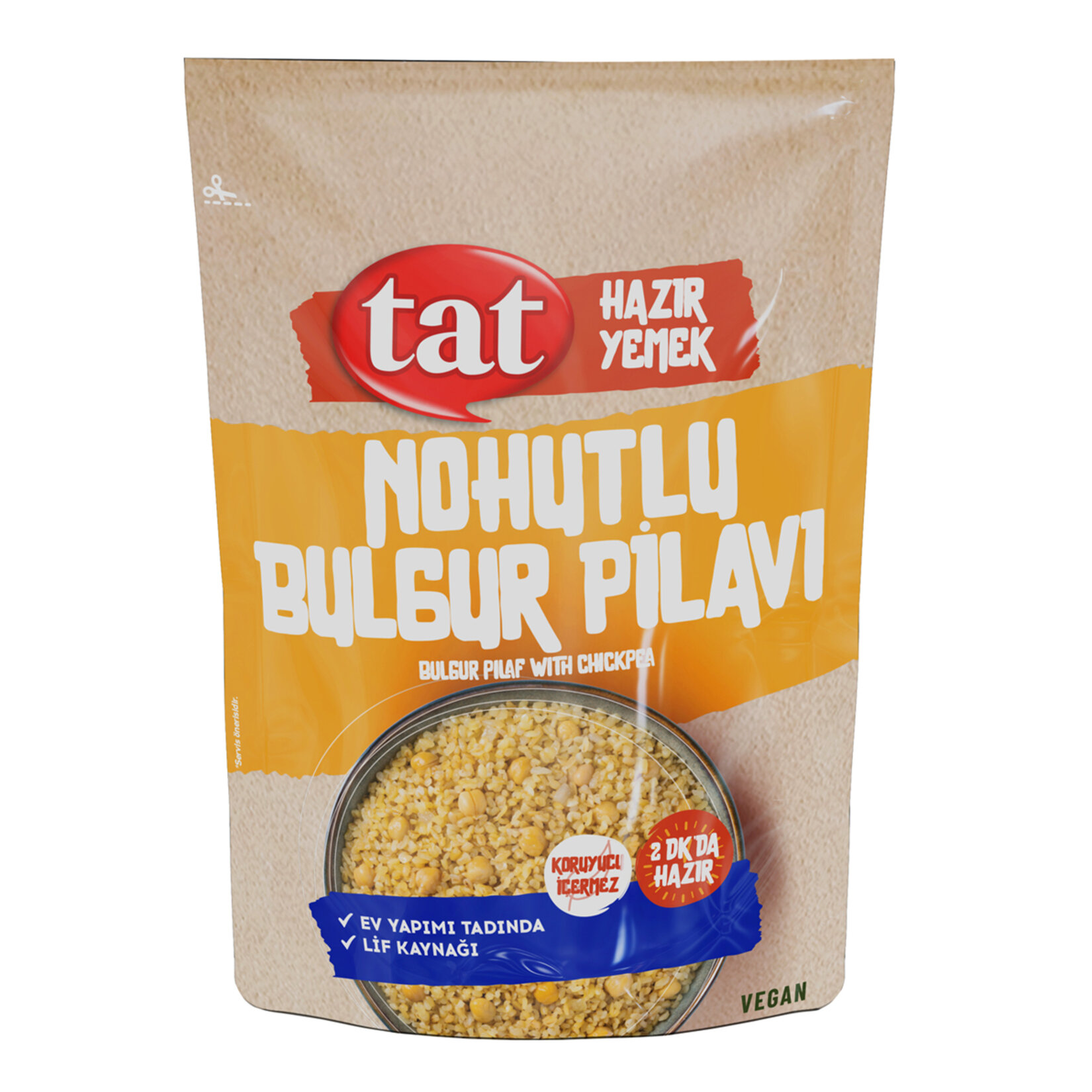 Tat Nohutlu Bulgur Pilavı 250 G