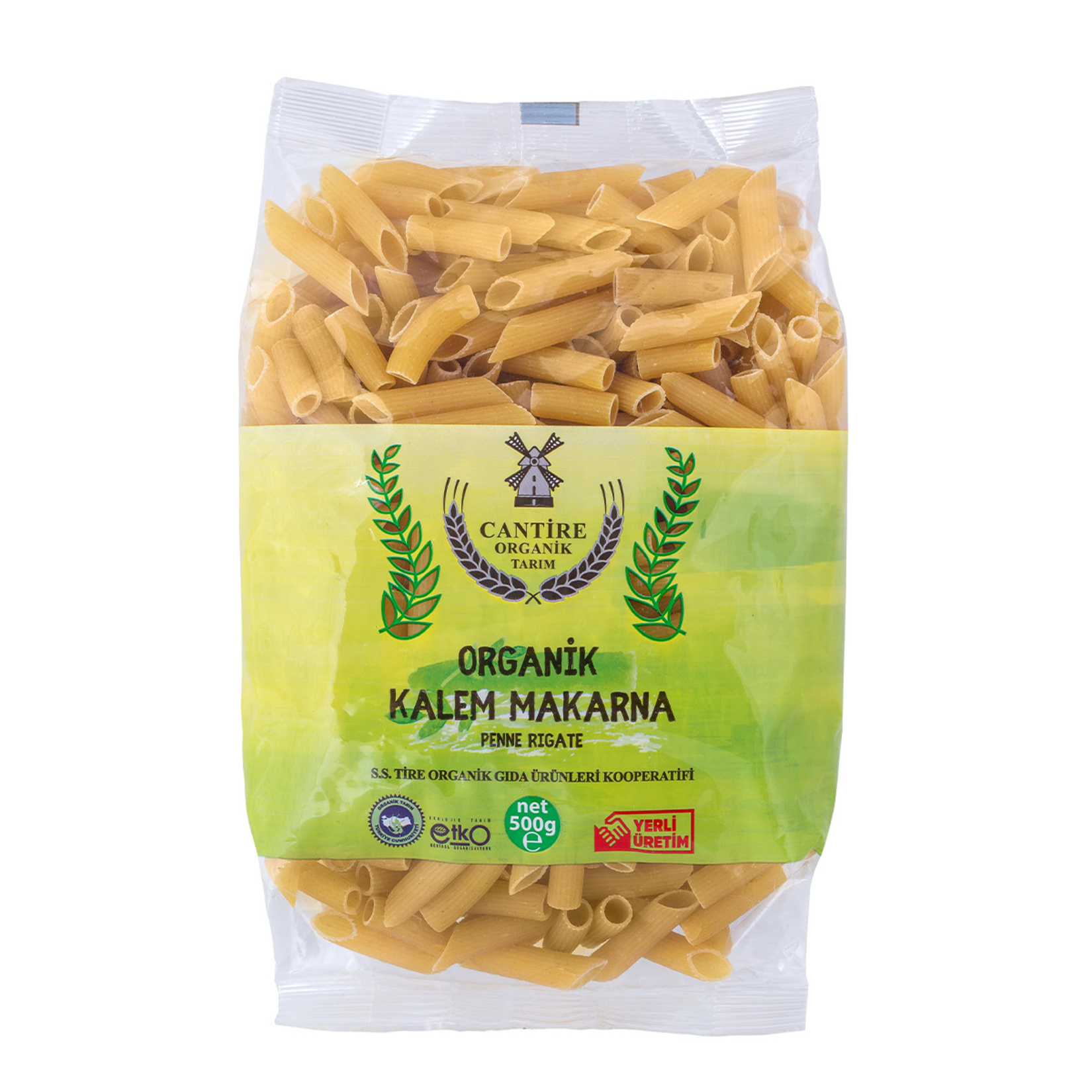 S.S Tire Organik Kalem Makarna 500 g