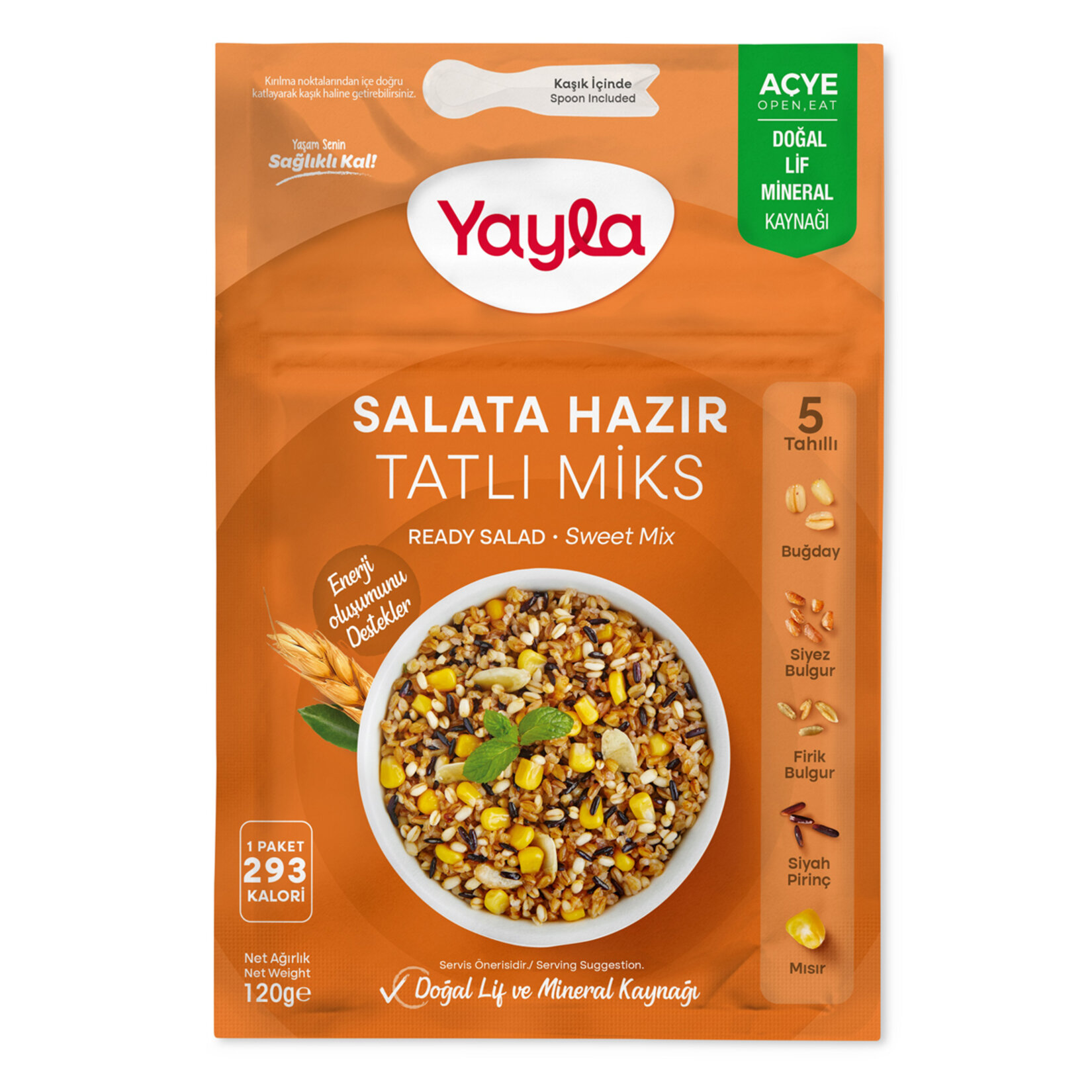 Yayla Salata Hazır Tatlı Miks 120 G