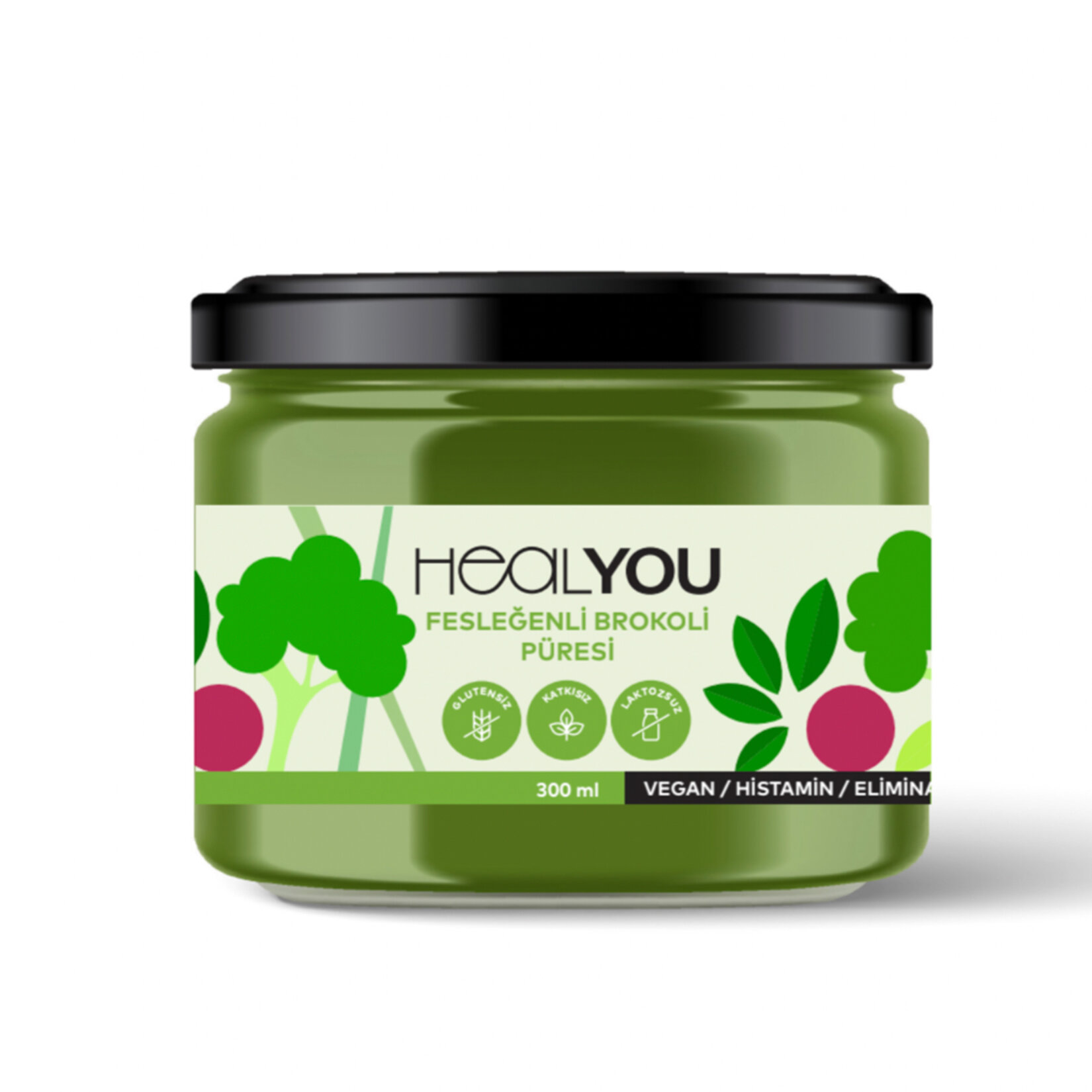 Healyou Fesleğenli Brokoli Püresi 300 Ml