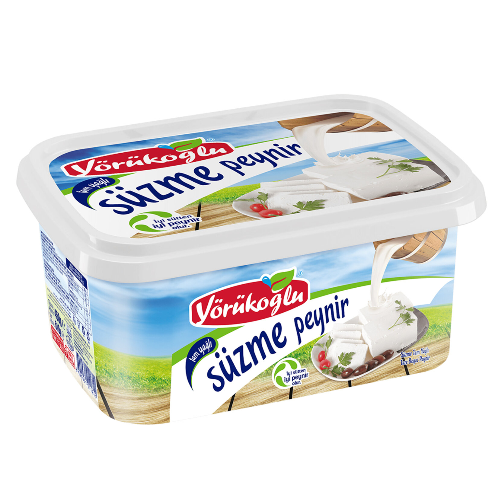 Yörükoğlu Tam Yağlı Taze Süzme Beyaz Peynir 450 G