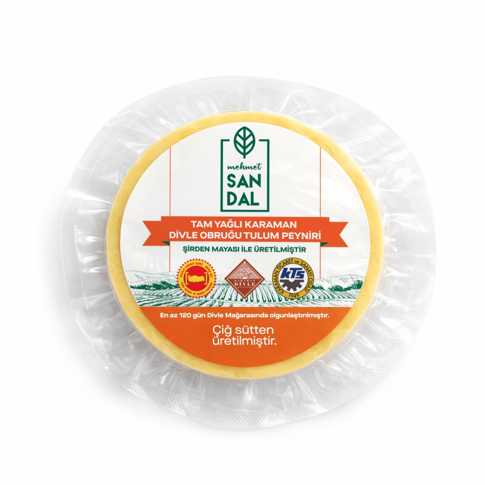 Mehmet Sandal Karaman Divle Obruğu Tulum Peyniri 250g