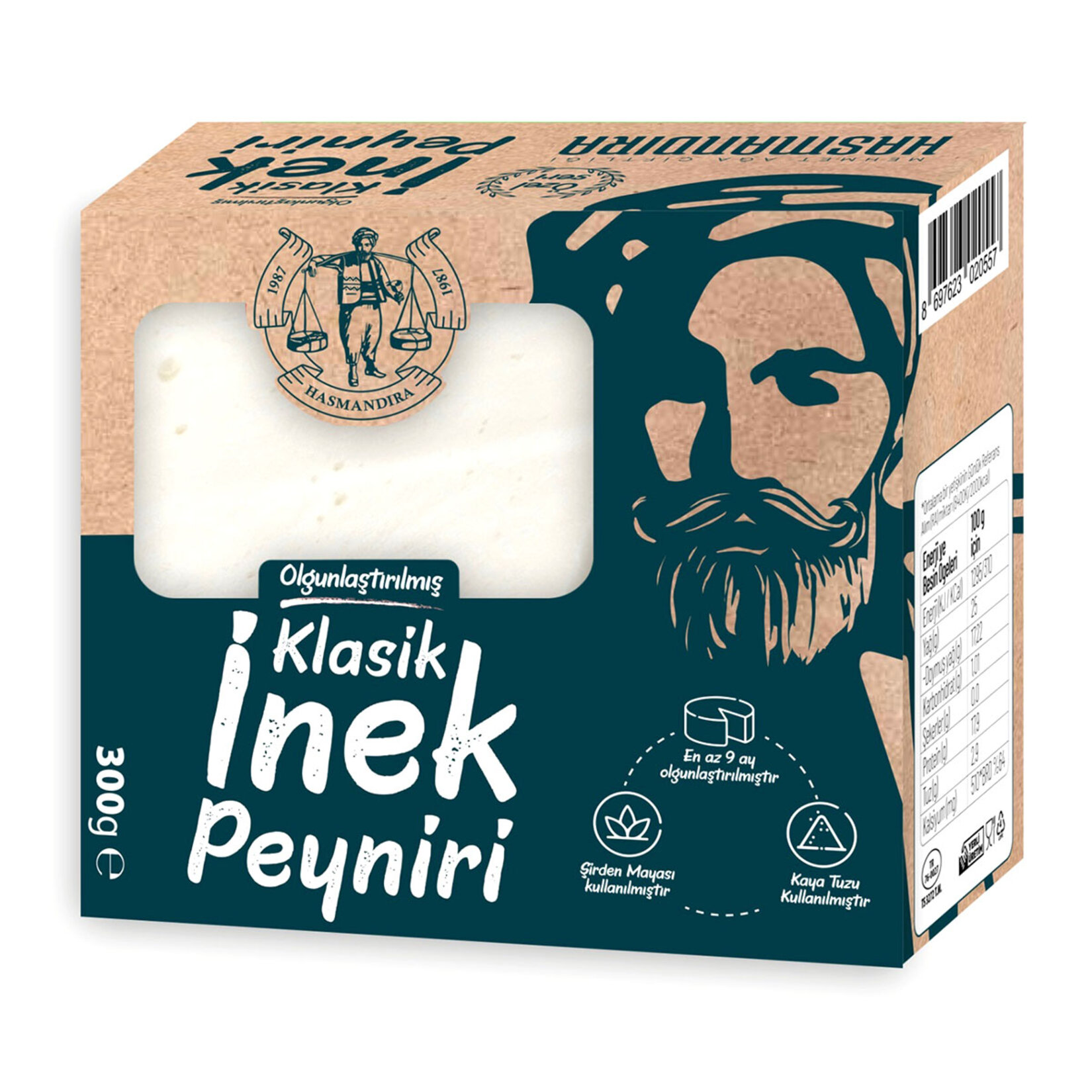 Hasmandıra Klasik İnek Peyniri 300 G