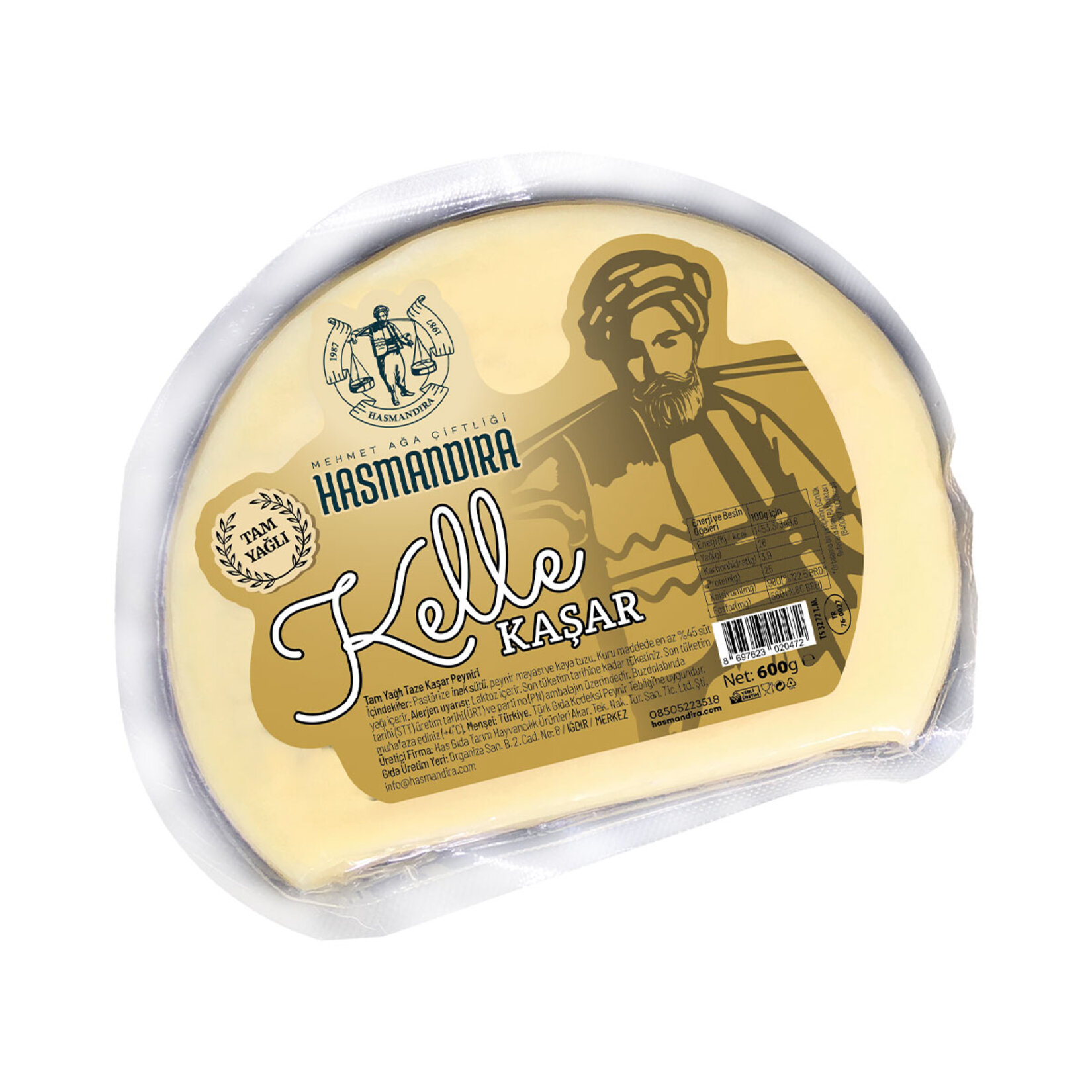 Hasmandıra Kelle Kaşar 600 G