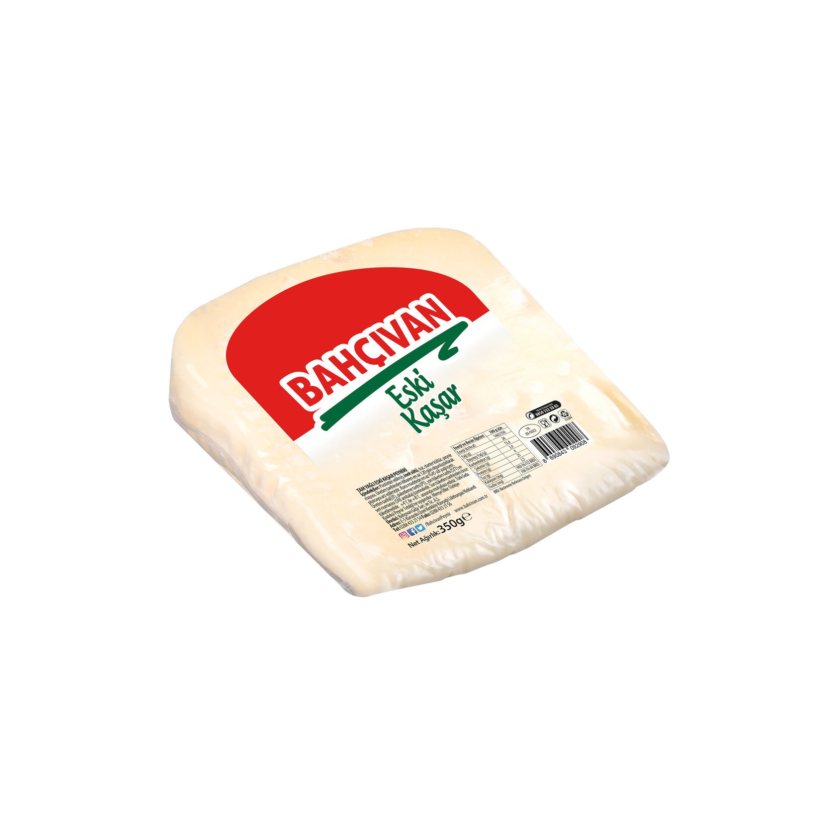 Bahçıvan Eski Kaşar Peyniri 350 G